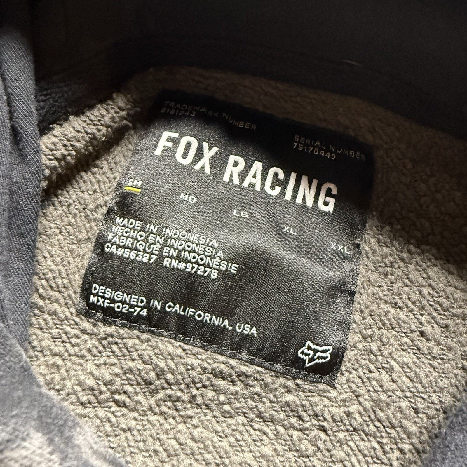 Fox Racing Fox Racing Women’s Small Black Hoodie Pink Flames Sleeve Size S / US 4 / IT 40 - 2 Thumbnail