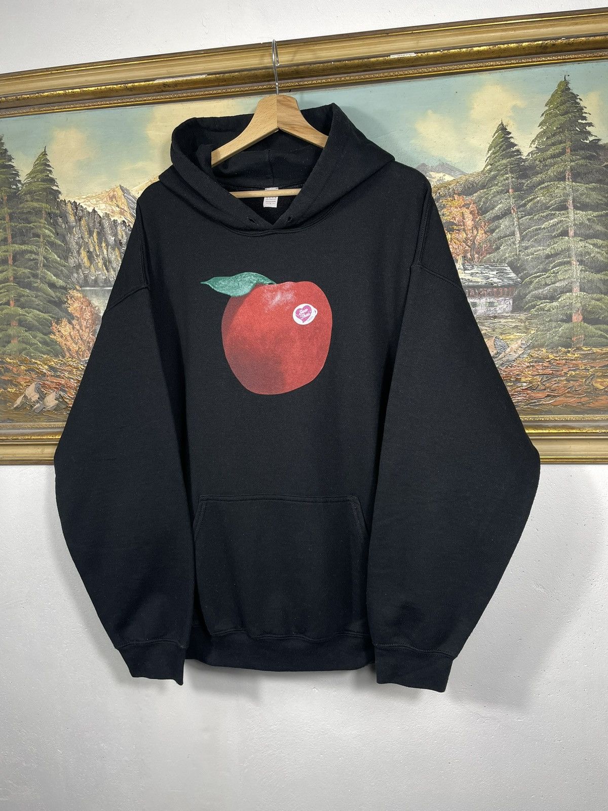 Band Tees × Rap Tees Slowthai Tyron Album Black Hoodie Baggy Loose Boxy Oversize Size US XL / EU 56 / 4 - 2 Thumbnail