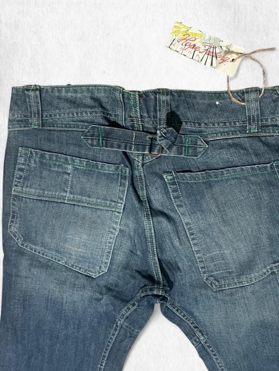 Diesel Diesel RARE Custom 1of1 Gallery embroidered buckle back Size US 34 / EU 50 - 2 Thumbnail