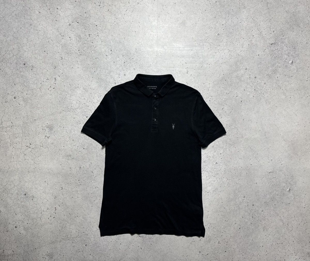 Allsaints Allsaints Polo Shirt Black Size S Size US S / EU 44-46 / 1 - 1 Thumbnail