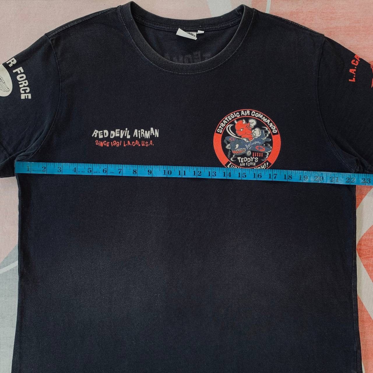 Tedman Rare Sunfaded Vintage Ted Company ‘Red Devil Airman’ Tees Size US XL / EU 56 / 4 - 14 Thumbnail