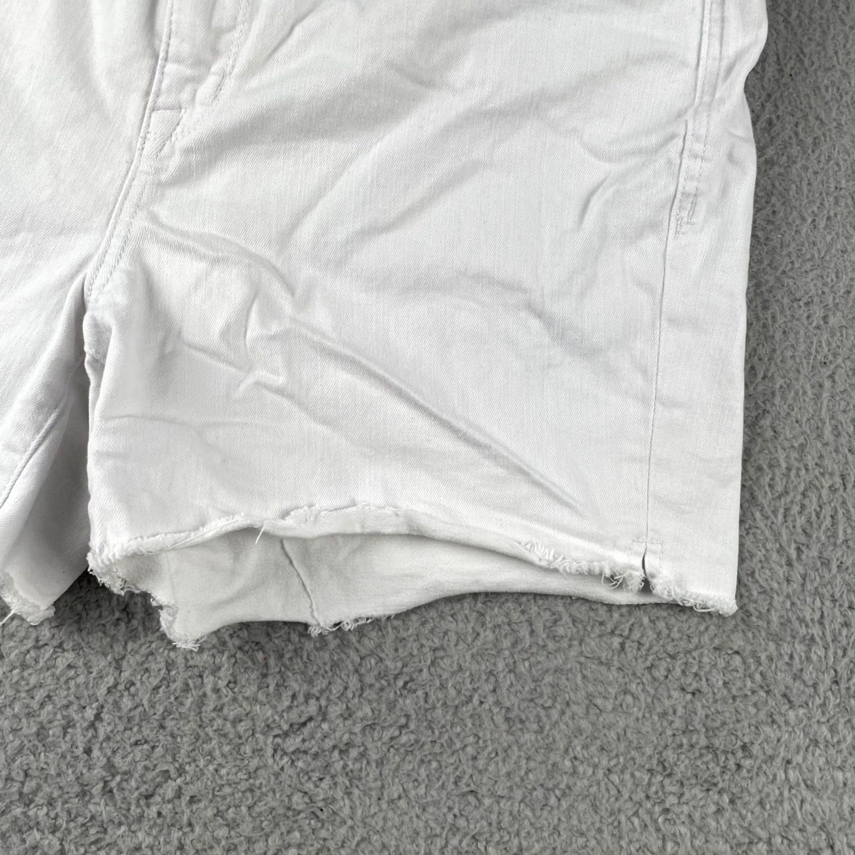 Vintage Seven7 Jeans Weekend Shorts Women’s Size 12 White Logo EUC Short Cut-Off 4 Inch Inseam Mens? Size 34" / US 12 / IT 48 - 5 Thumbnail