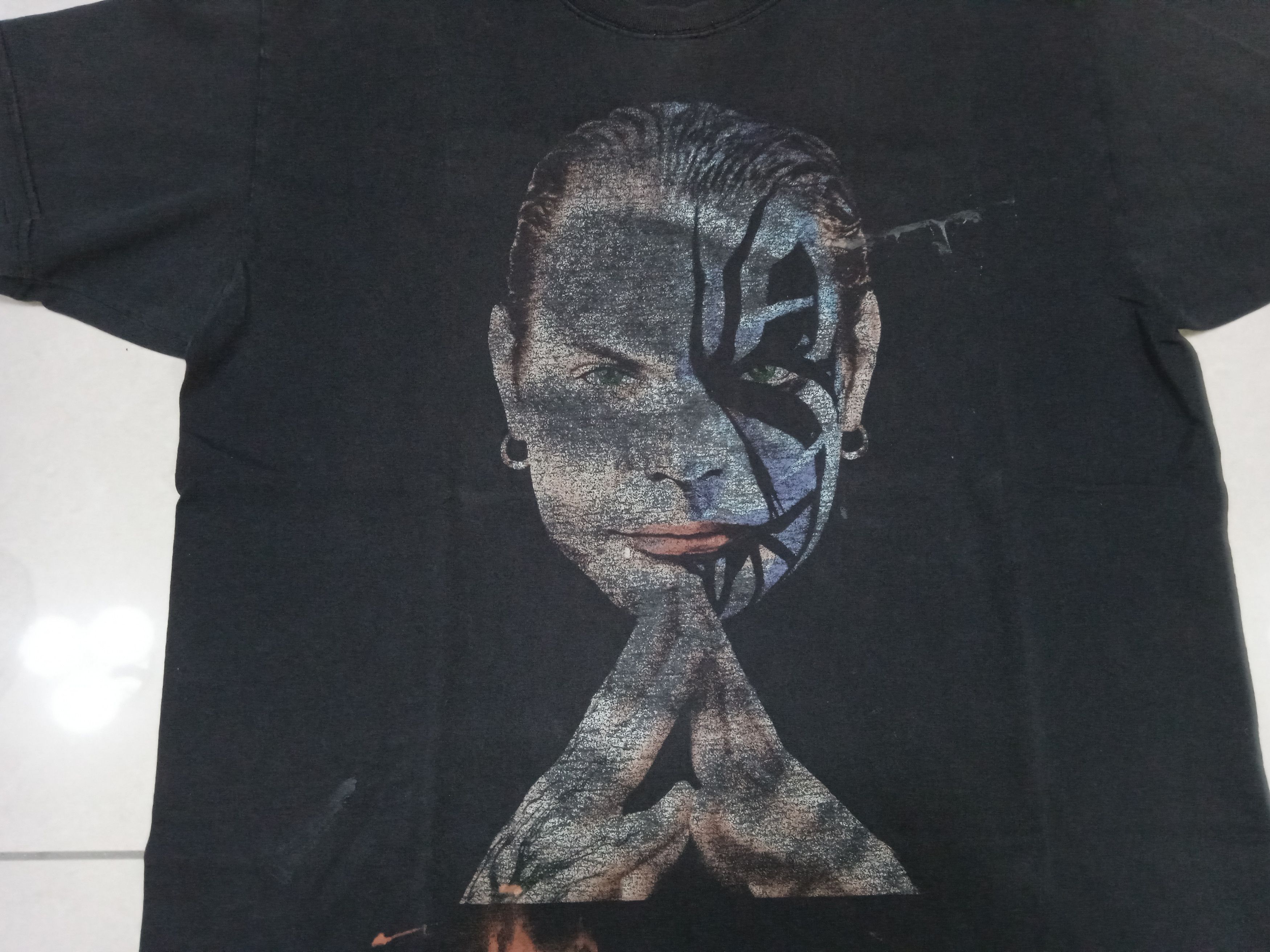 Vintage Vintage 00s TNA Impact Wrestling Jeff Hardy T Shirt Size US L / EU 52-54 / 3 - 7 Thumbnail