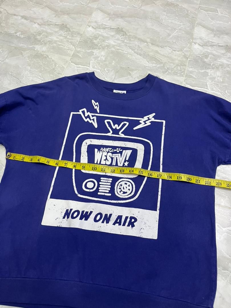 Japanese Brand Johnny’s WESTV “Now On Air” Crewneck Sweatshirt Size US M / EU 48-50 / 2 - 14 Thumbnail