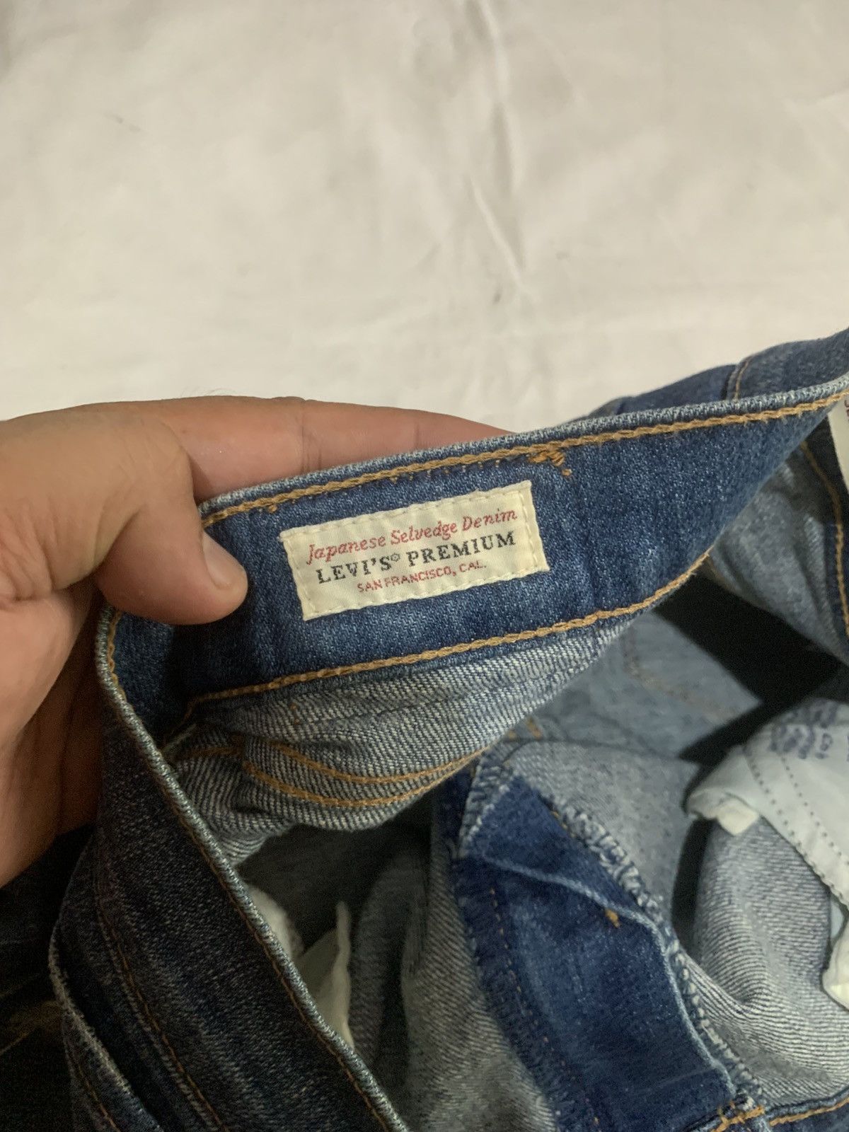 Levi's Selvedge Distressed Levi's Slim Jeans Denim Long Pants Size US 28 / EU 44 - 6 Thumbnail
