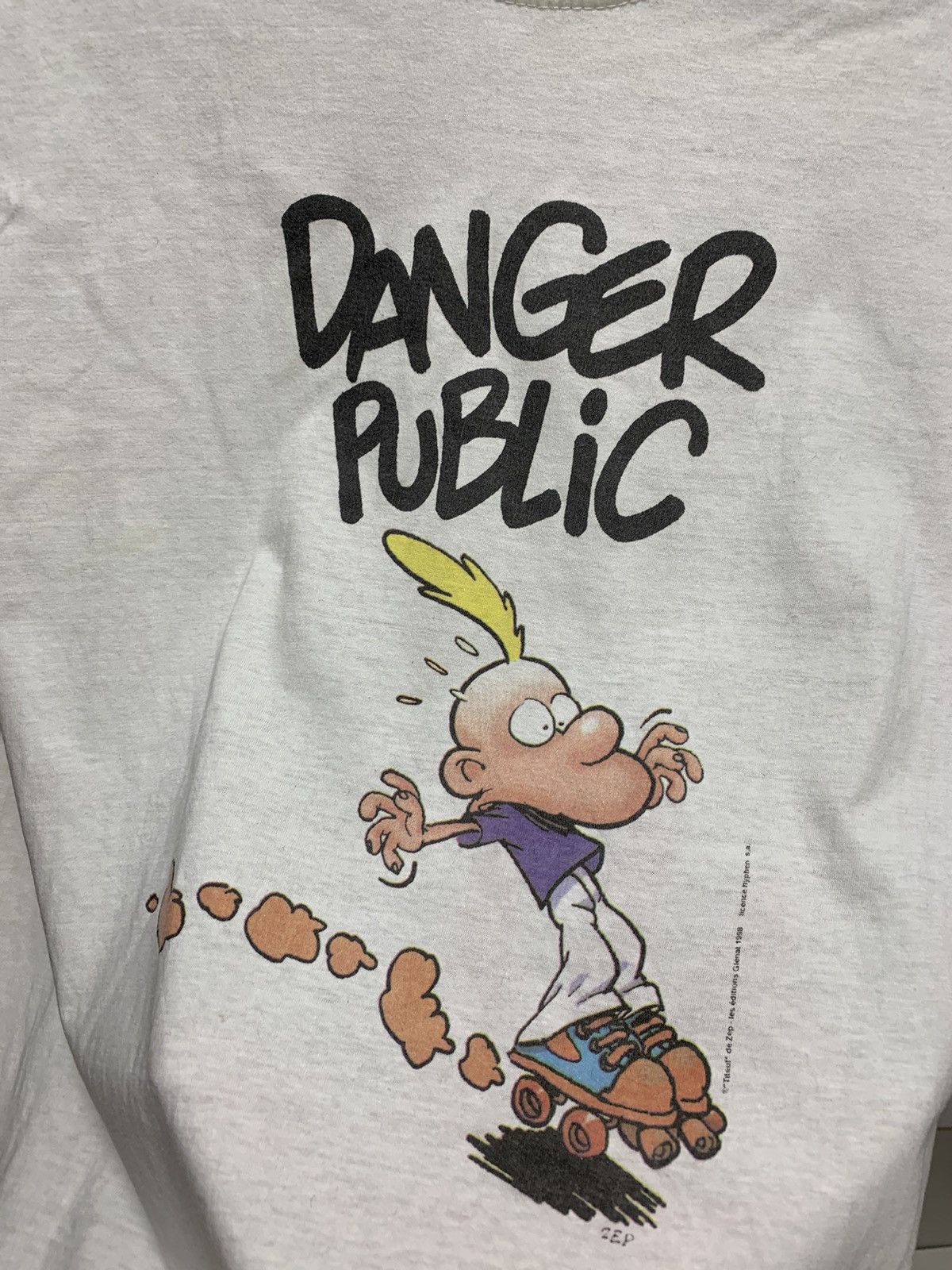 Vintage Danger public vintage 1998 t-shirt Single L-Xl sz Size US L / EU 52-54 / 3 - 4 Thumbnail