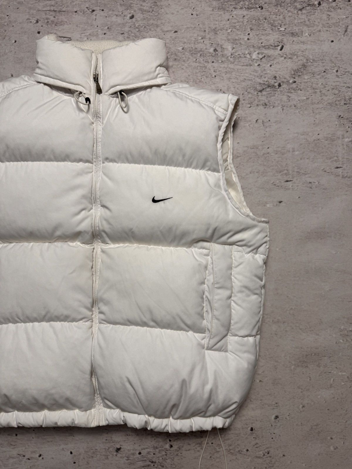 Nike × Nike ACG NIKE PUFFER DOWN BASIC LOGO WHITE OVERSIZE VEST Size US L / EU 52-54 / 3 - 3 Thumbnail