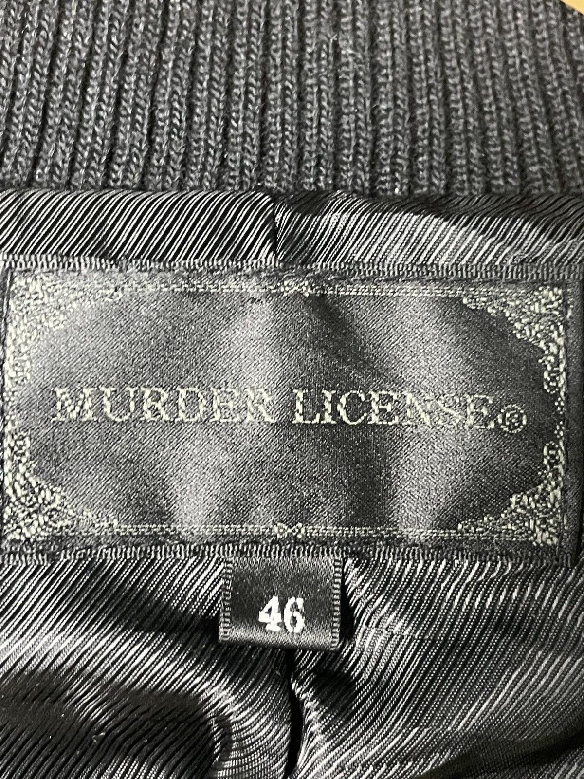 Japanese Brand × Murder License × Vintage Vintage Murder License Wool Zipper Jacket (81) Size US S / EU 44-46 / 1 - 7 Thumbnail