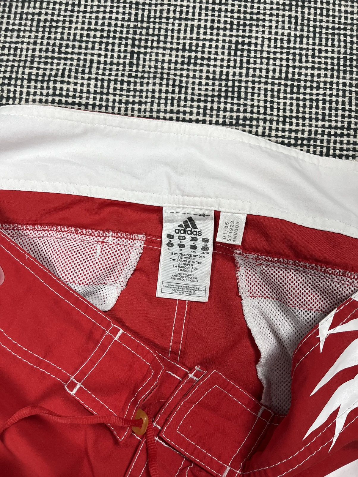 Adidas Vintage adidas swimming shorts cool palms print Hawaii chill Size US 42 / EU 58 - 3 Thumbnail