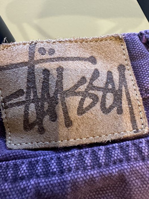 Vintage 2000s Stussy Speech Bubble Denim Jeans Size W34