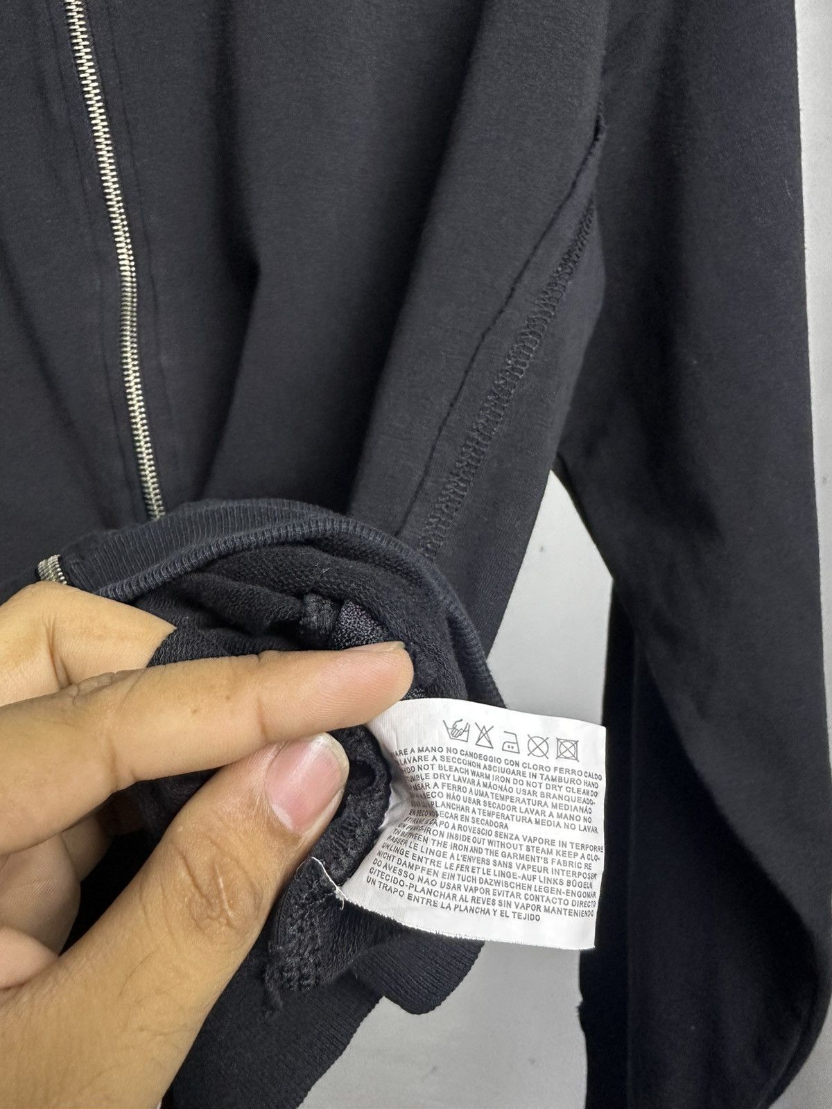 Emporio Armani Emporior Armani Double Zip Front Biker Sweat Jacket Size US L / EU 52-54 / 3 - 11 Thumbnail