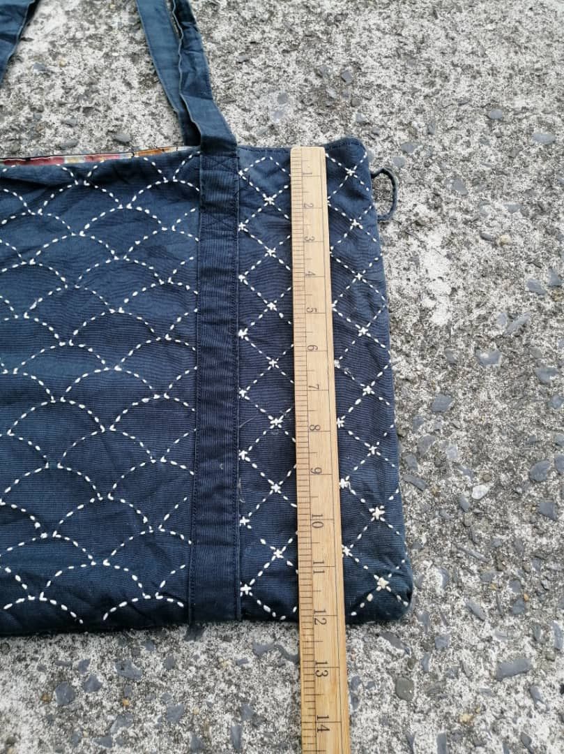 Designer × Japanese Brand Sashiko Embroidered Tote Bag Size ONE SIZE - 5 Thumbnail