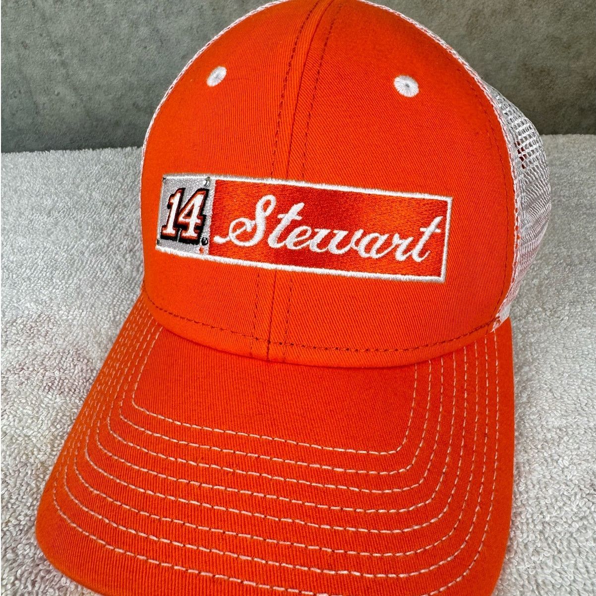 Bass Pro Shops × NASCAR VTG Nascar Bass Pro Shops Trucker Hat Tony Stewart Size ONE SIZE - 5 Thumbnail