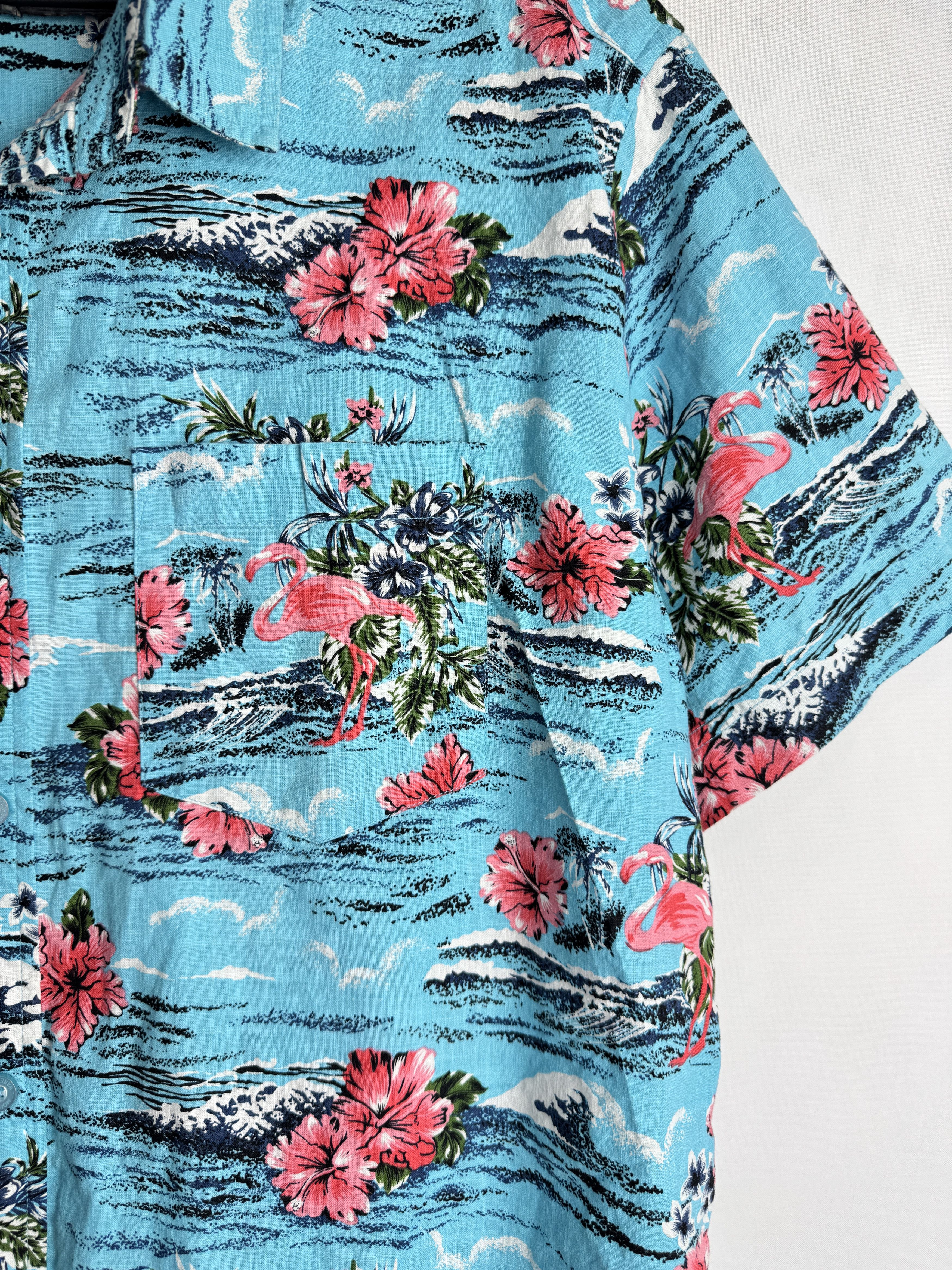 Other MOUNTAIN WAREHOUSE men’s Hawaiian cotton button up shirt Size US XL / EU 56 / 4 - 7 Thumbnail