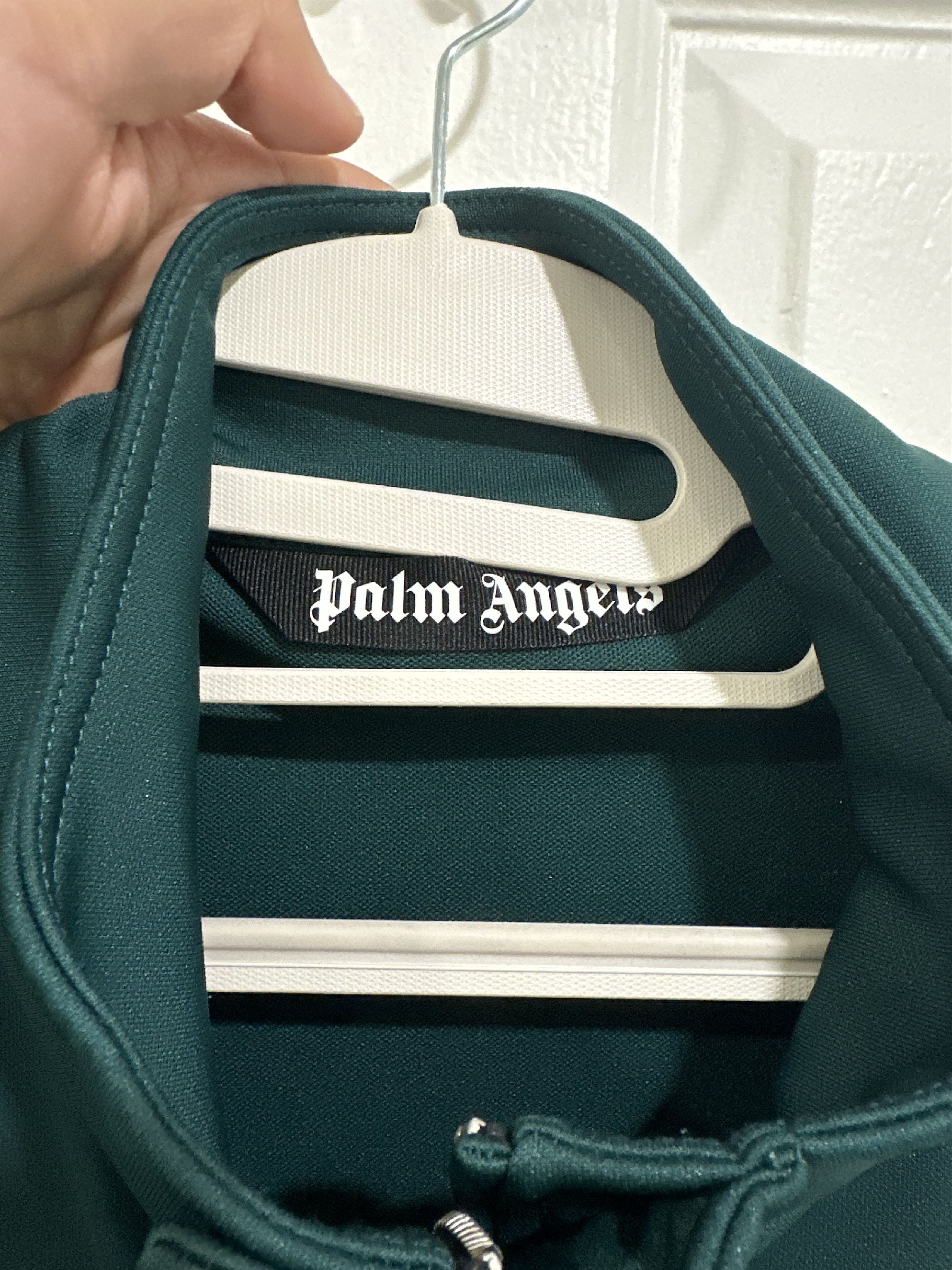 Palm Angels Palm Angels Green Striped Track Jacket Size US XXL / EU 58 / 5 - 5 Thumbnail