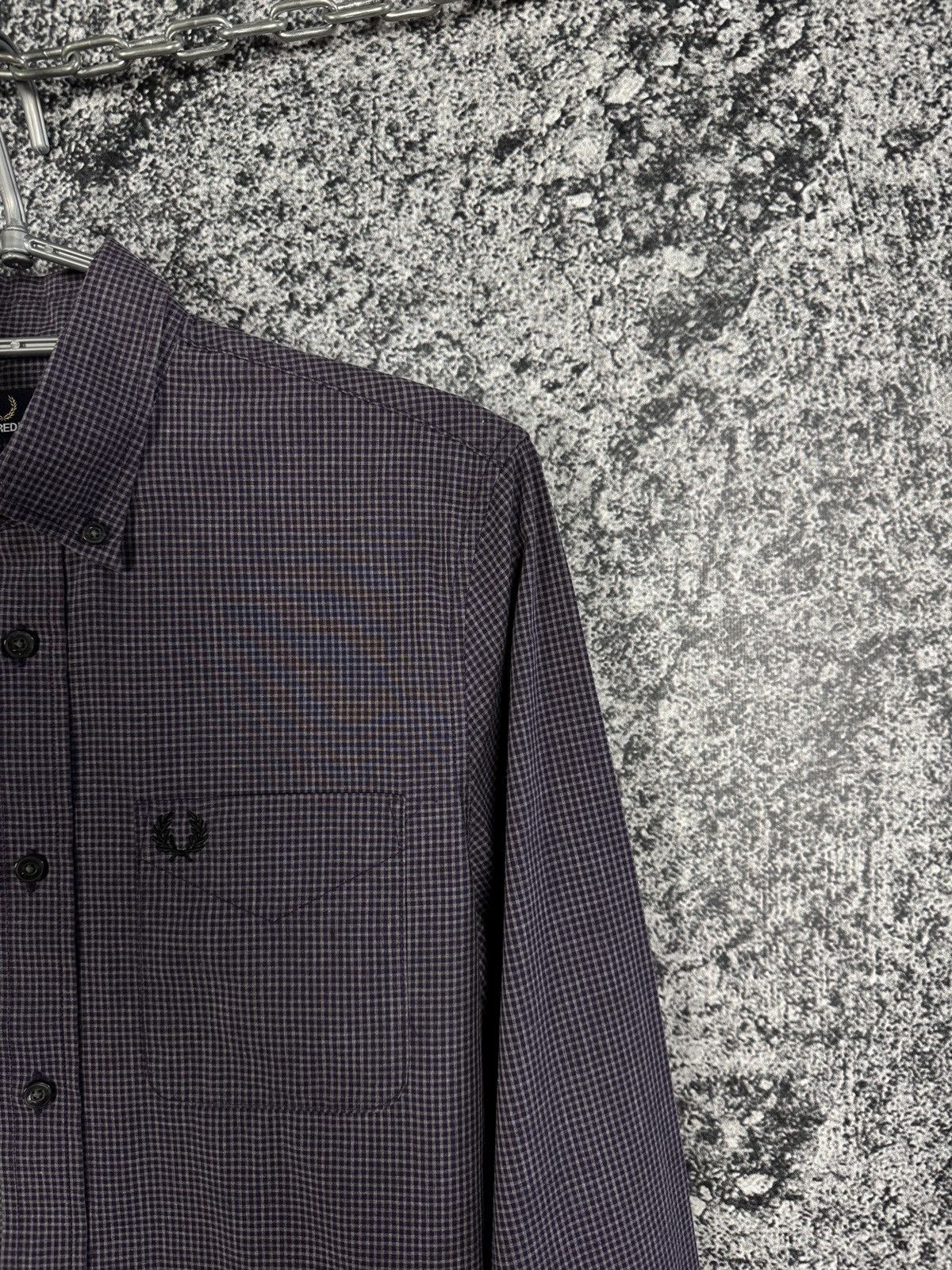 Fred Perry Men’s Fred Perry Long Sleeve Shirt Button Up Casual Size S Size US S / EU 44-46 / 1 - 2 Thumbnail