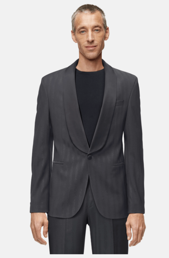 DRYKORN BNWT AW24 DRYKORN BELAZO STRIPED DINNER JACKET 50 Size US M / EU 48-50 / 2 - 1 Thumbnail