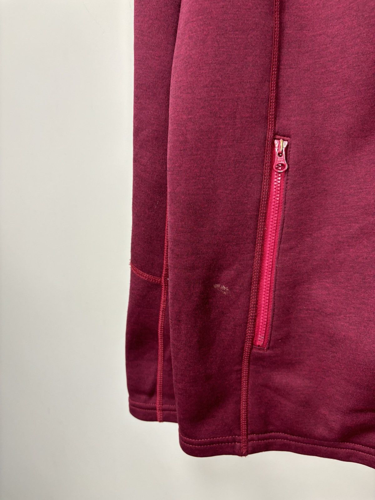 Other Engelbert Strauss Women’s Burgundy Red Work Fleece Jacket Size XL / US 12-14 / IT 48-50 - 6 Thumbnail