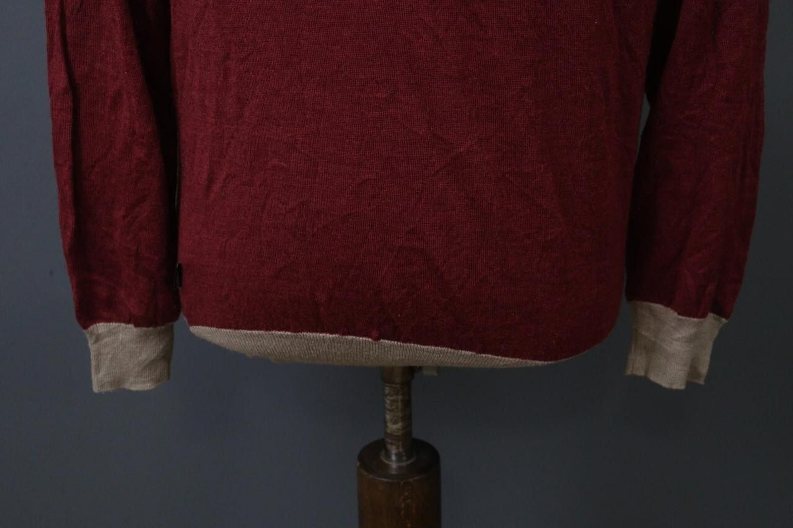 Kenzo Kenzo Red Wool Knitted Crew Pullover Sweater Size L Size L / US 10 / IT 46 - 9 Thumbnail