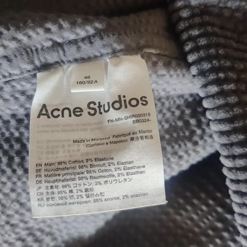 Acne Studios acne studios Silhouette casual shirt 2502-Nextarrow Size US S / EU 44-46 / 1 - 2 Thumbnail