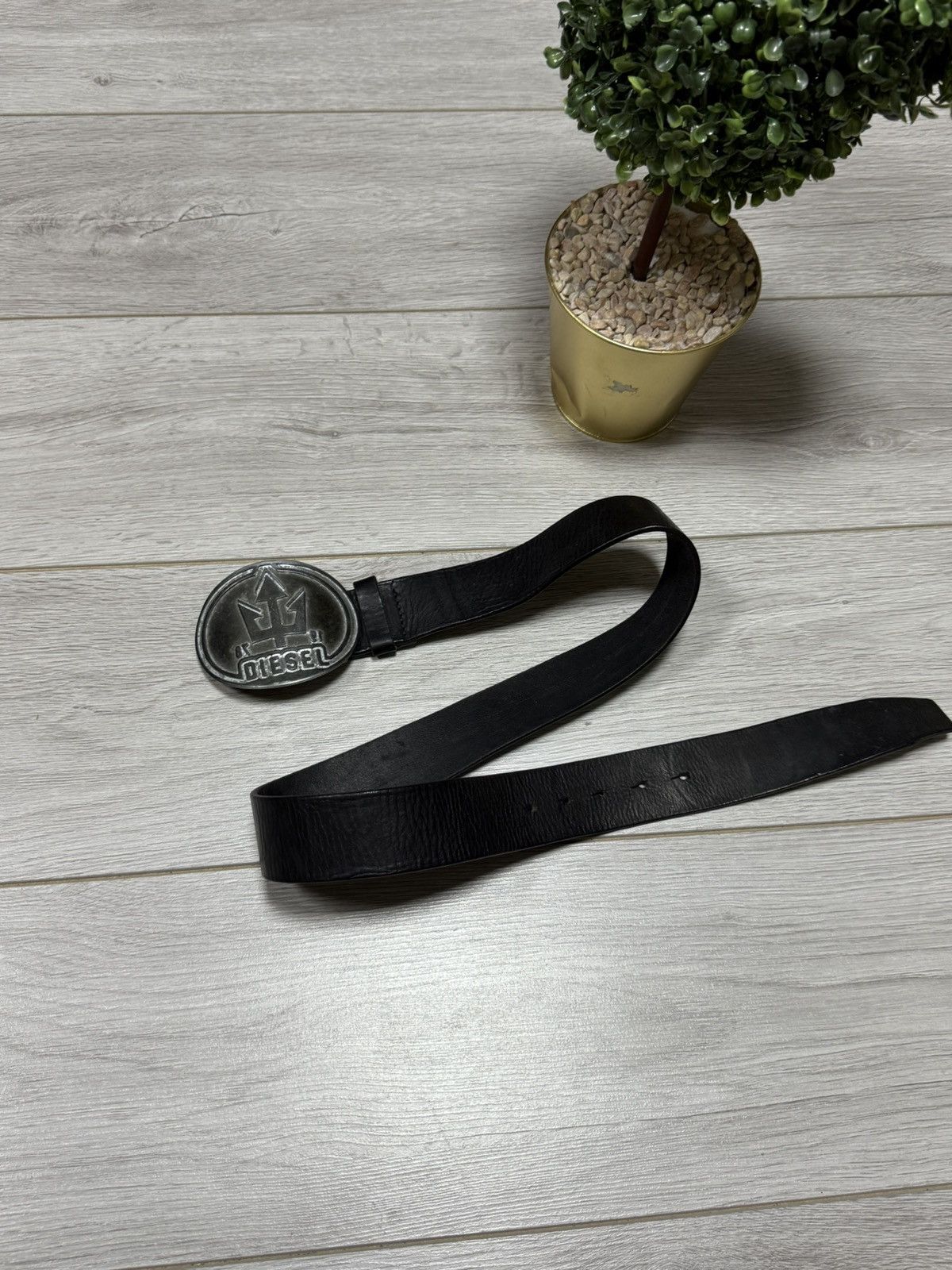 Diesel Diesel Trident 🔱 Ukraine archive vintage leather belt Size ONE SIZE - 2 Thumbnail