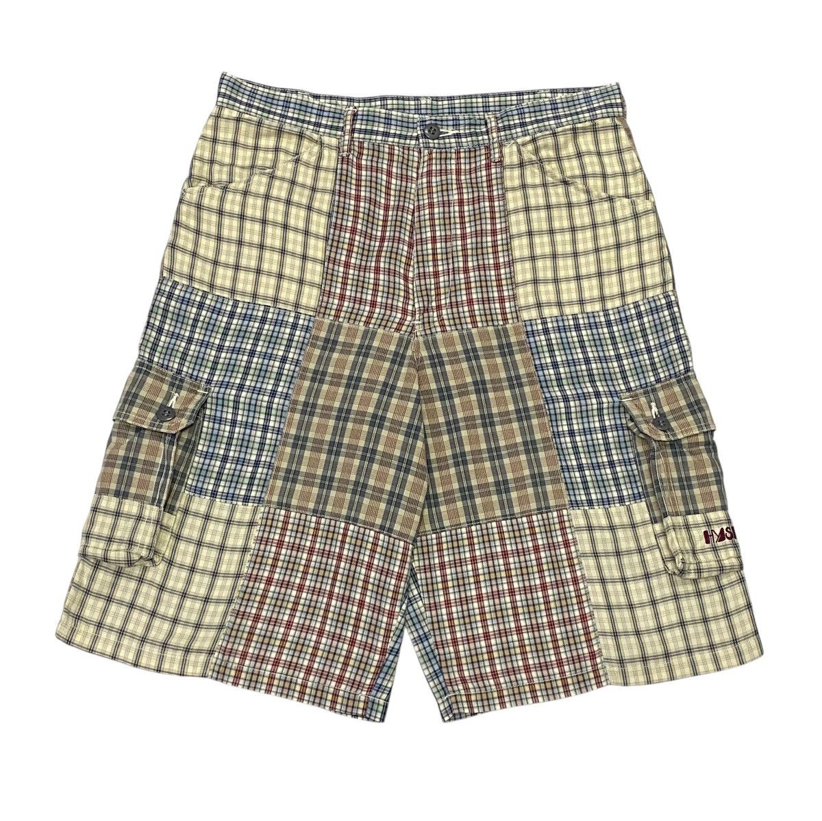 Hysteric Glamour Vintage Hysteric Glamour Patchwork Cargo Shorts Pants Size US 32 / EU 48 - 1 Thumbnail