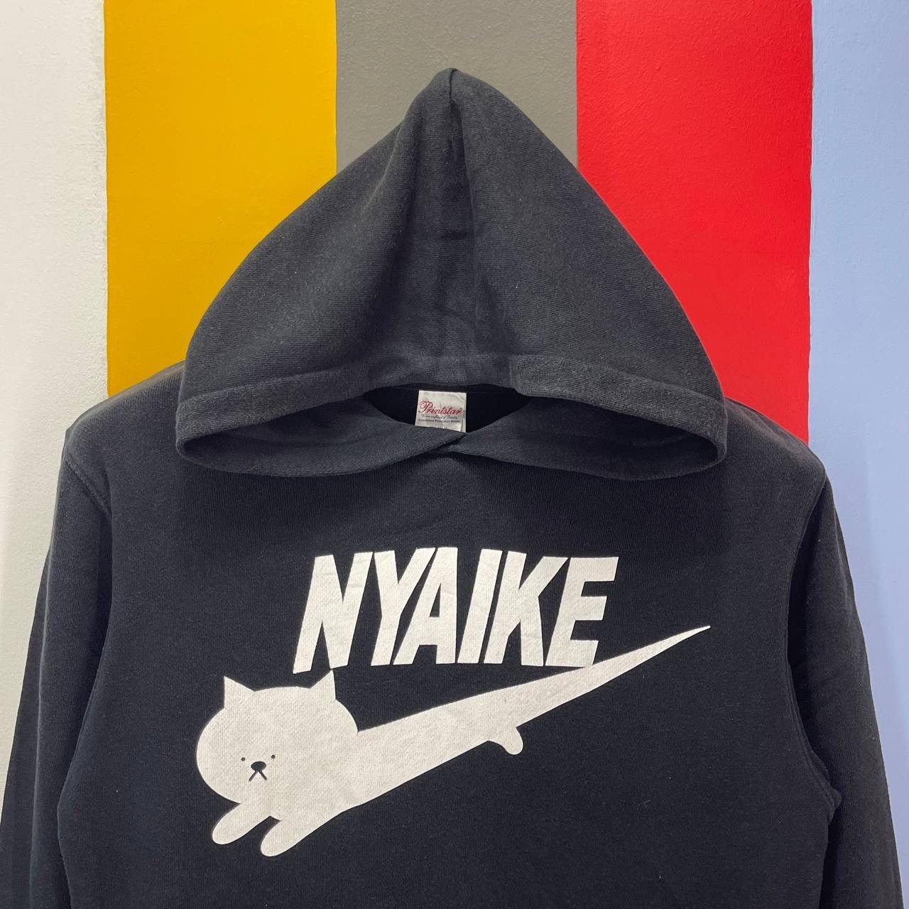 Japanese Brand NYAIKE by PRINTSTAR Troll Hoodie Pullover #2635/26 Size US S / EU 44-46 / 1 - 2 Thumbnail