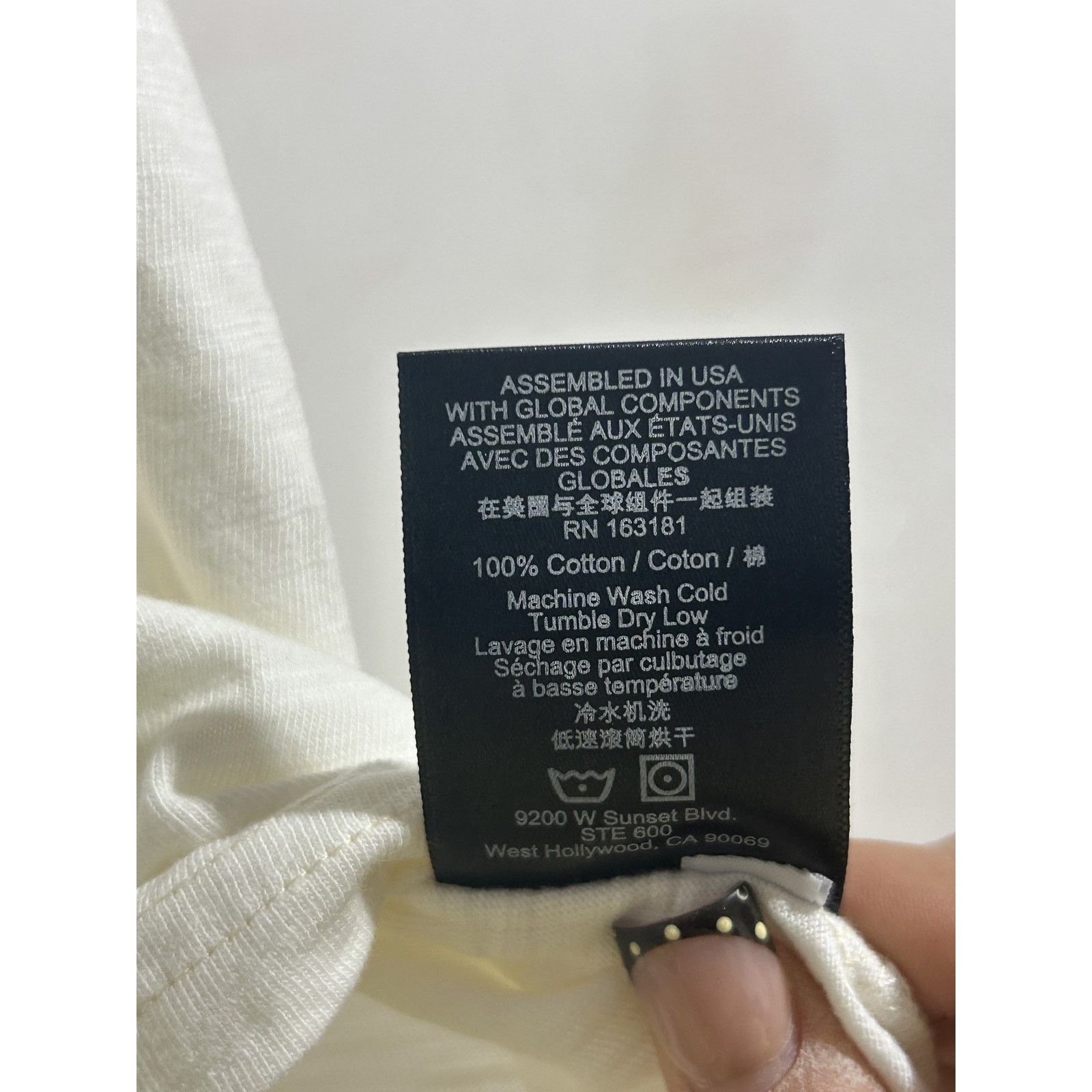 Rhude RHUDE LOGO SLUB WHITE TEE SIZE SMALL NEW Size US S / EU 44-46 / 1 - 2 Thumbnail