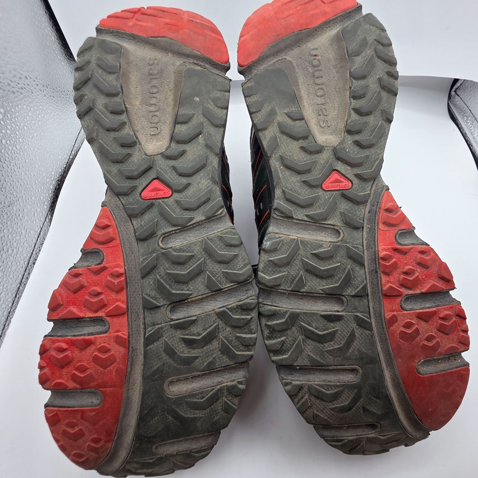 Salomon Salomon X-Mission 3 Mens 11.5 Green Red Trail Running Shoes Size US 11.5 / EU 44-45 - 8 Thumbnail