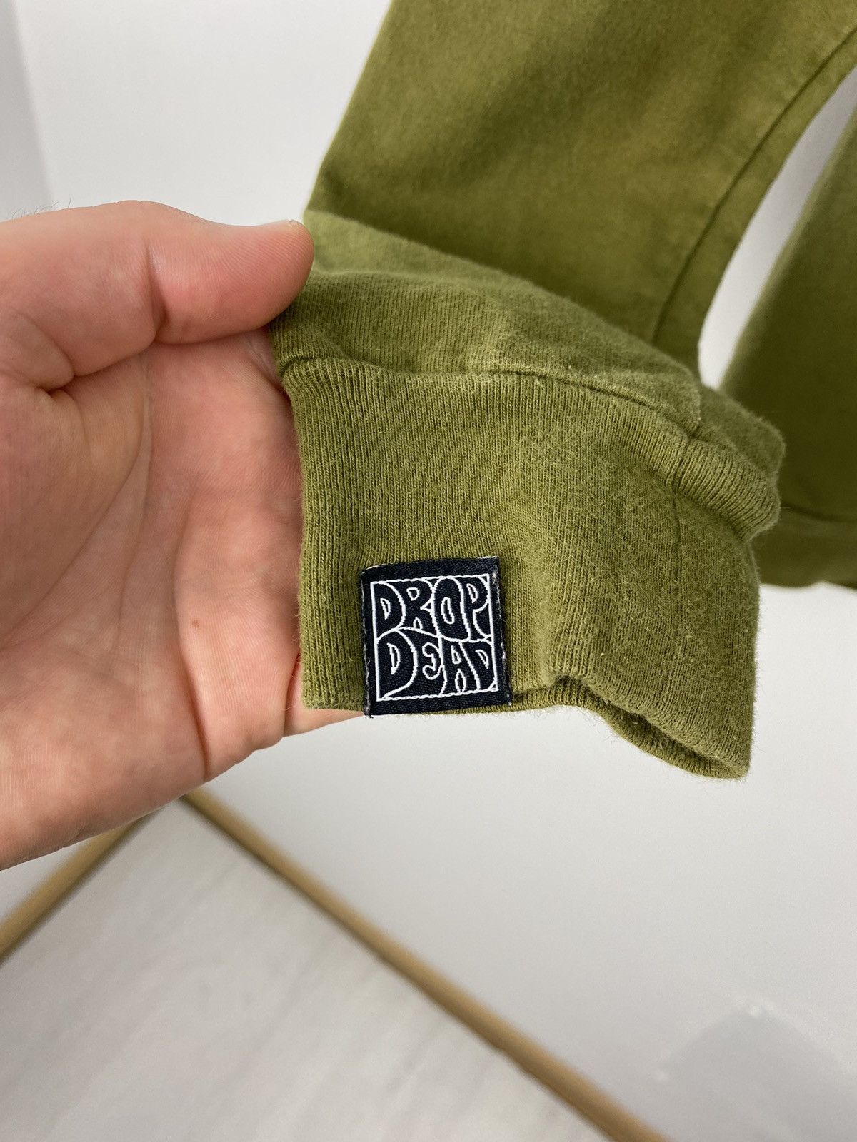 Drop Dead Clothing Drop Dead Khaki Sweatshirt Y2K Stussy Evisu Size US S / EU 44-46 / 1 - 5 Thumbnail