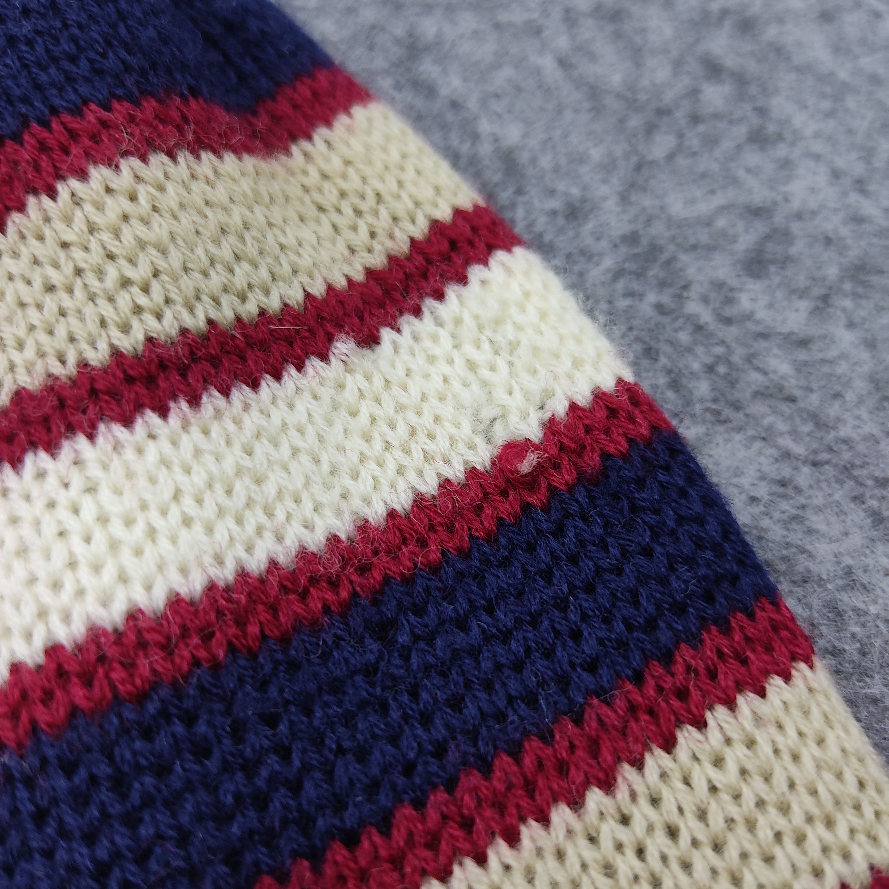 Ocean Pacific × Vintage Vintage Ocean Pacific Stripe Beanie / Snow Hat / Snow Cap Size ONE SIZE - 4 Thumbnail