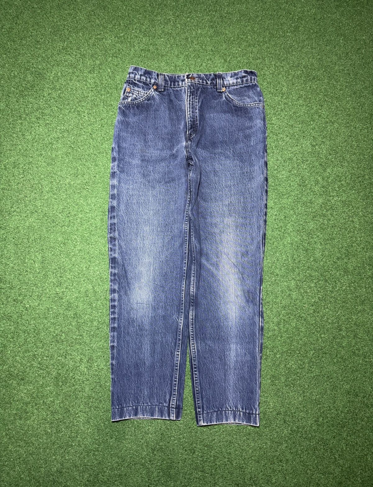 Levi's Vintage Clothing Levis Relaxed Fit Tapered 90s 12 Orange Tab 30x27 Jeans Size 30" / US 8 / IT 44 - 4 Thumbnail