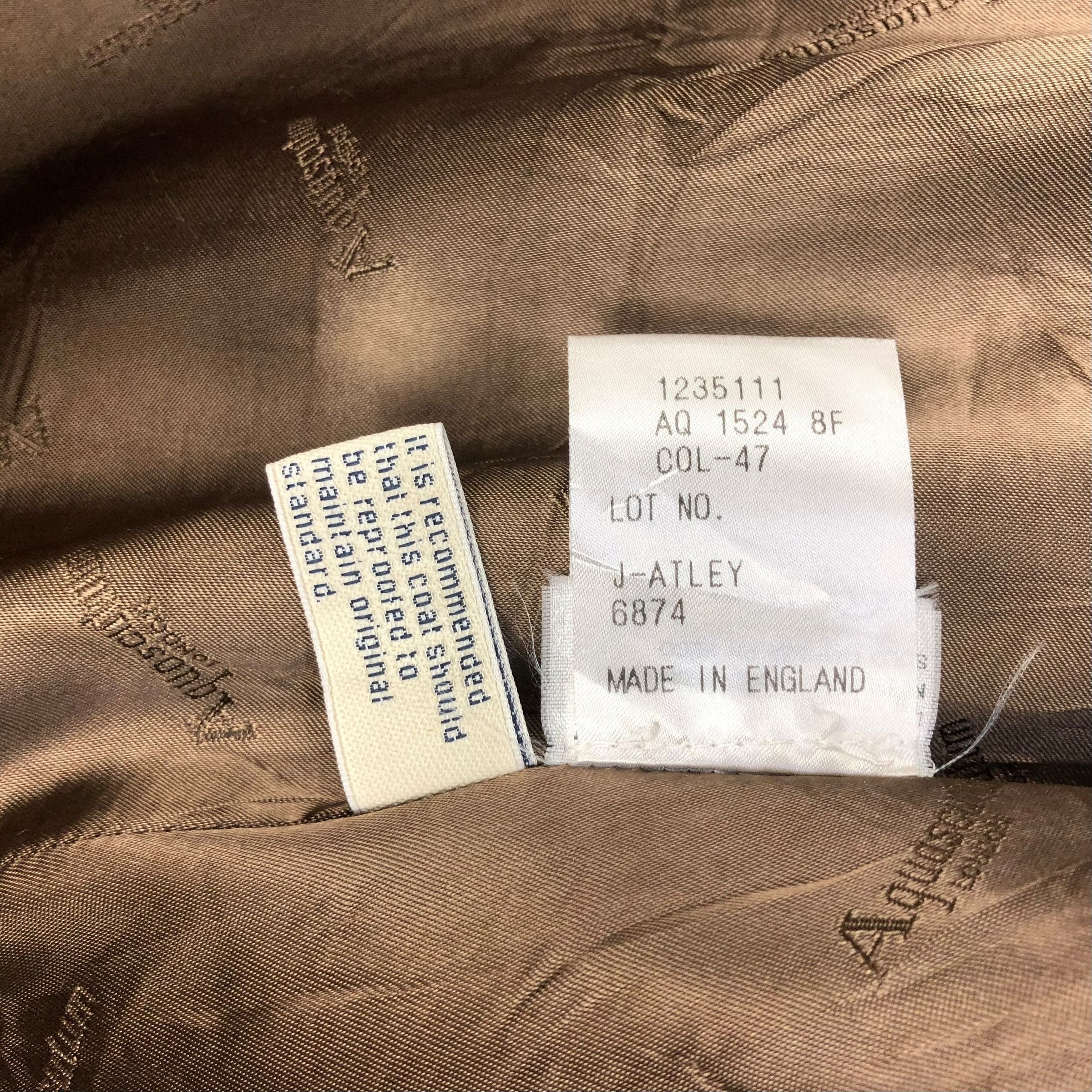 Aquascutum Vintage 90s Aquascutum Of London Faded Car Coat Size US M / EU 48-50 / 2 - 9 Thumbnail