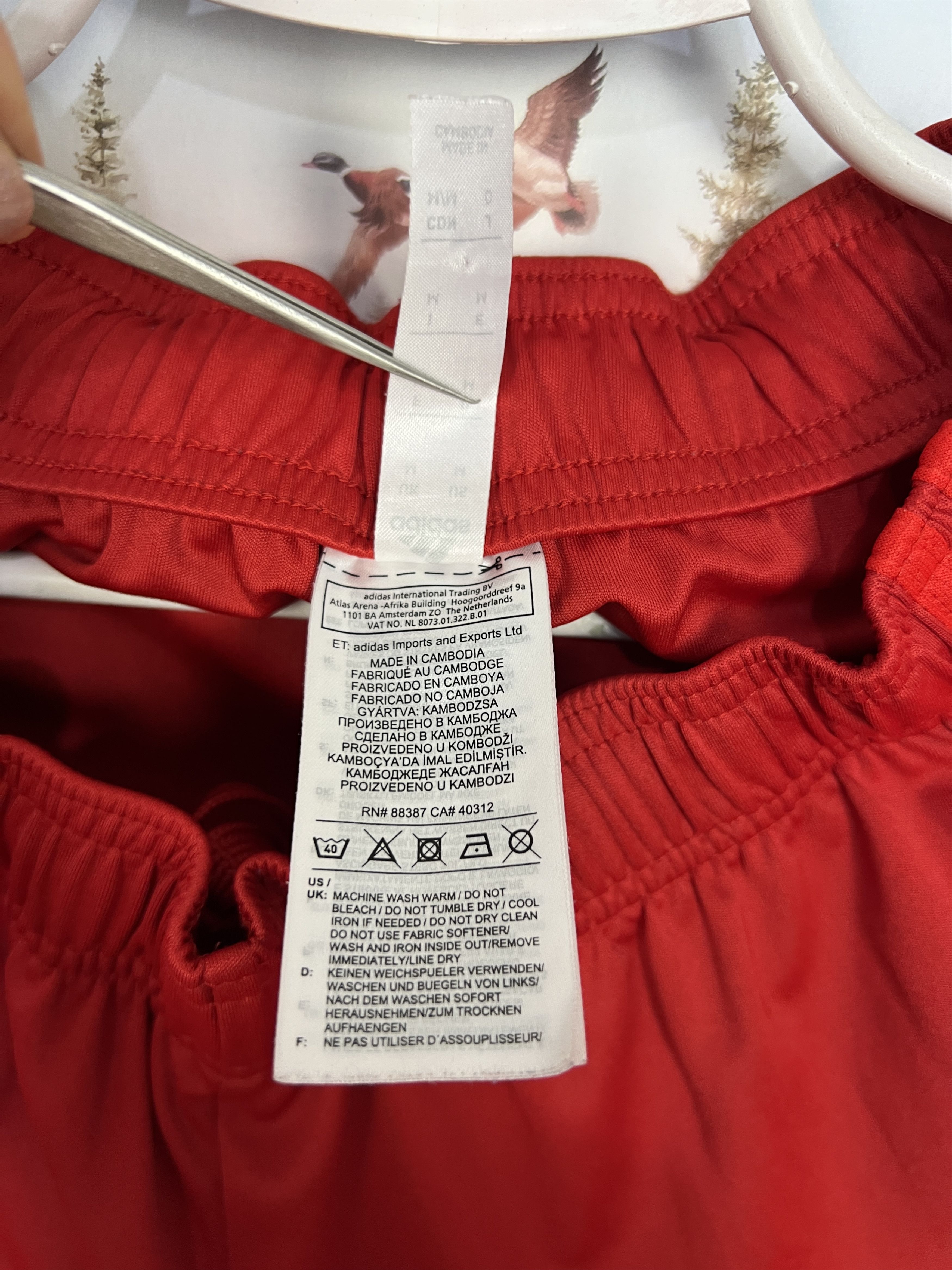 Adidas Adidas Bayern Munich Football Red Shorts SoccercM Size US 32 / EU 48 - 7 Thumbnail