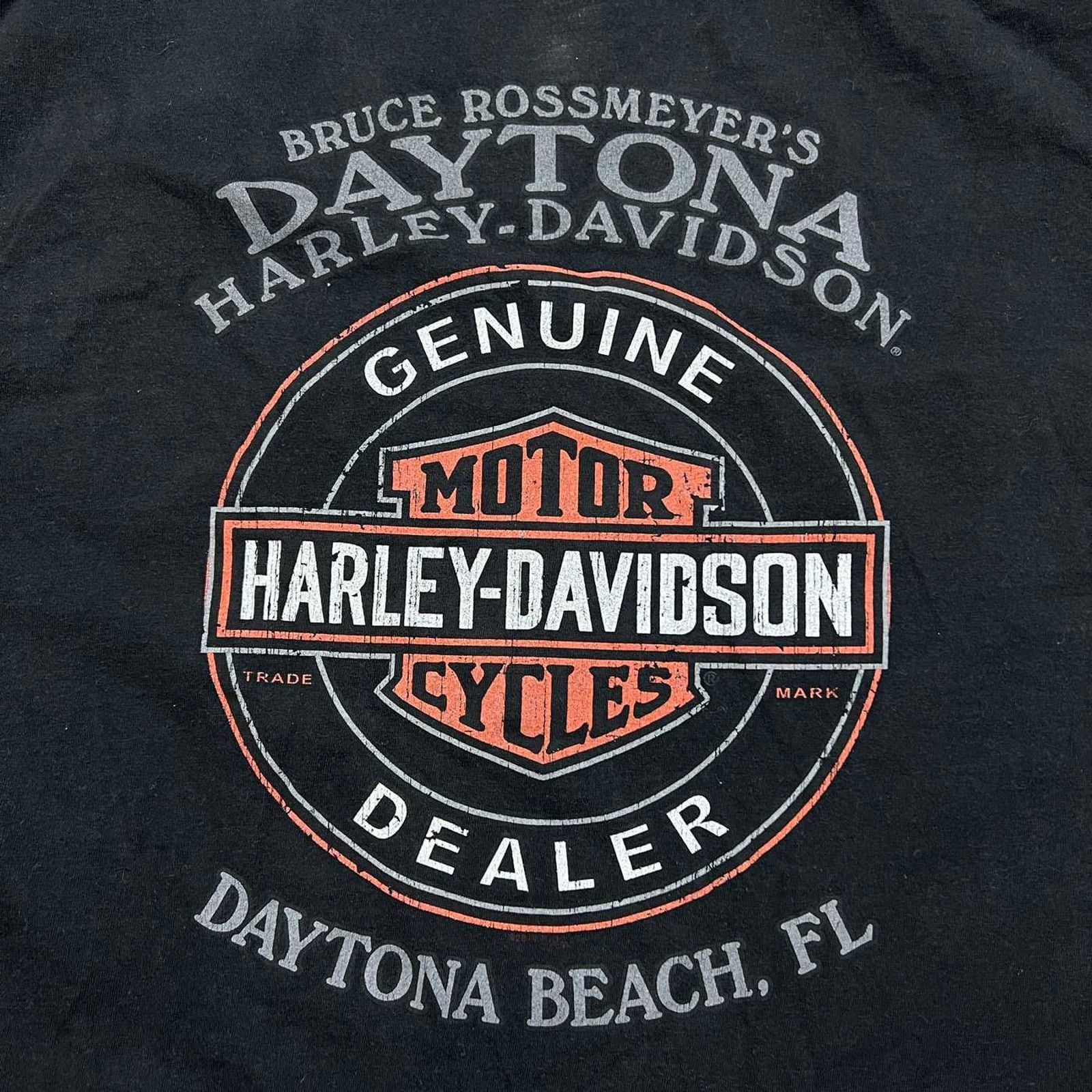 Harley Davidson × Vintage 2015 Harley Davidson T Shirt Old School Motorcycle Biker Tee Size US XL / EU 56 / 4 - 6 Thumbnail