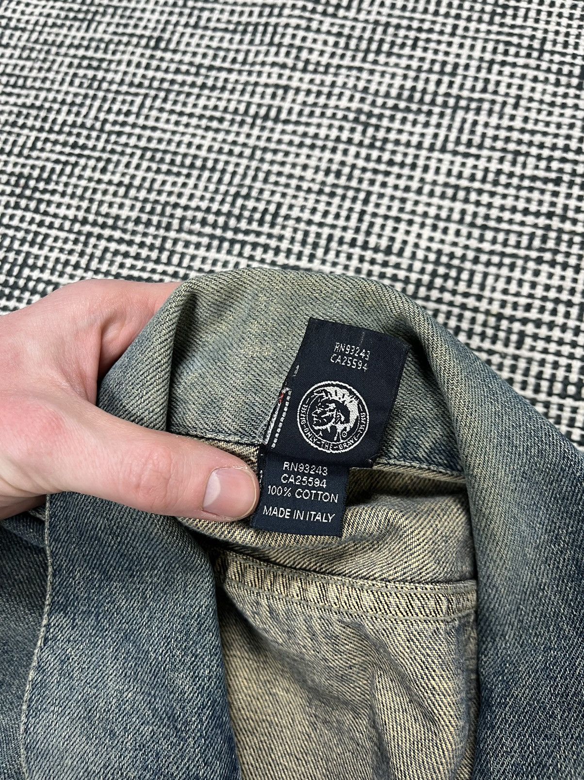 Diesel × Vintage y2k vintage diesel stonewashed trucker denim jacket Size US S / EU 44-46 / 1 - 6 Thumbnail