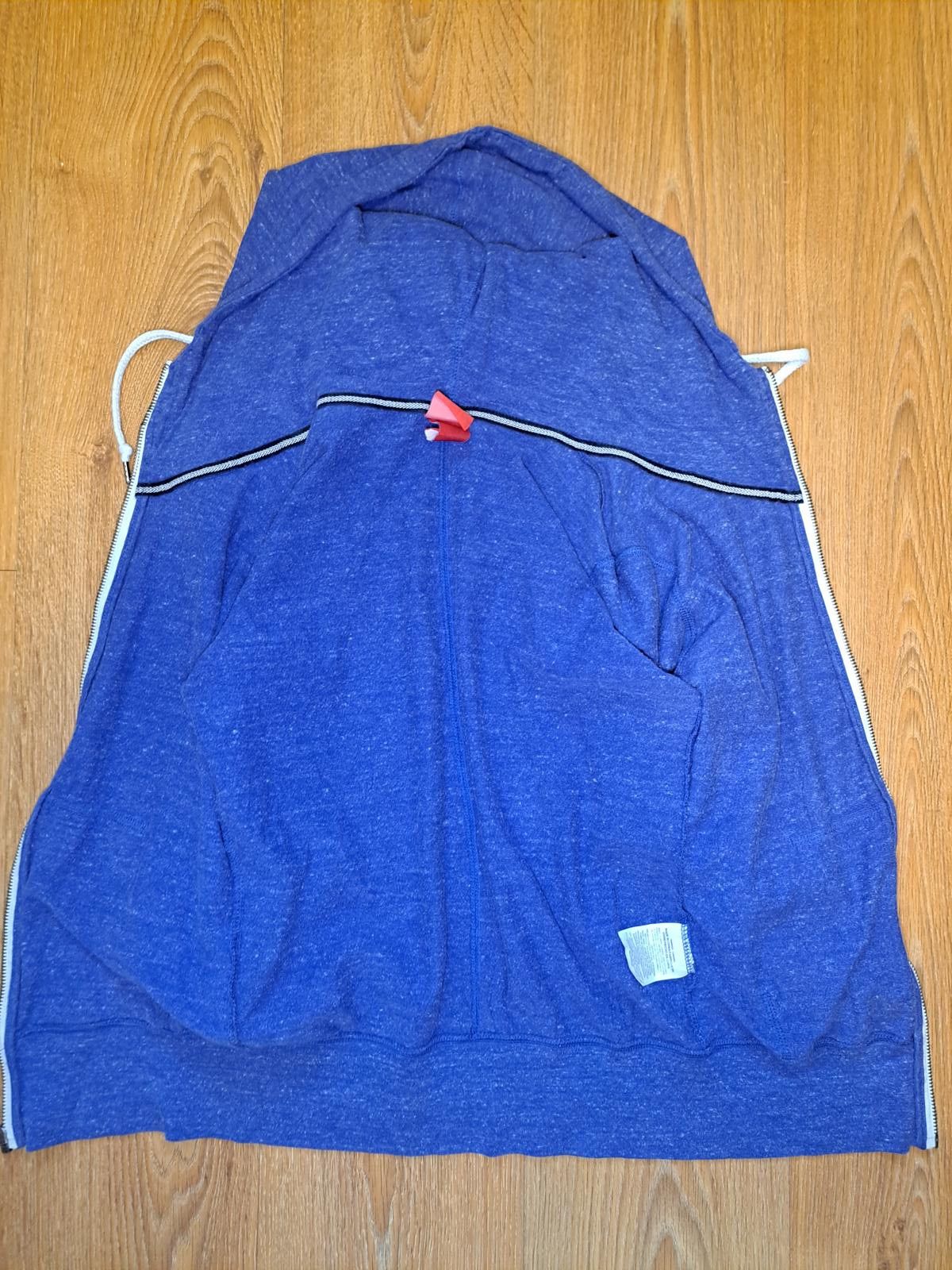 Nike VINTAGE Nike Jacket Womens Small Blue Organic Cotton Hoodie Size S / US 4 / IT 40 - 7 Thumbnail
