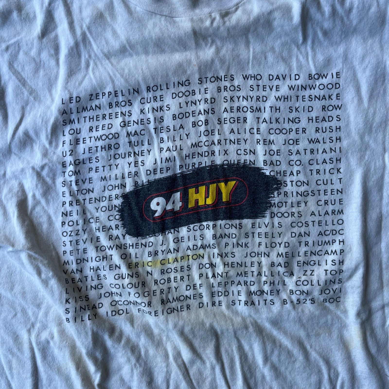 Vintage VINTAGE 94HJY RADIO SHIRT ROLLING STONES PINK FLOYD U2 LRG Size US L / EU 52-54 / 3 - 1 Thumbnail