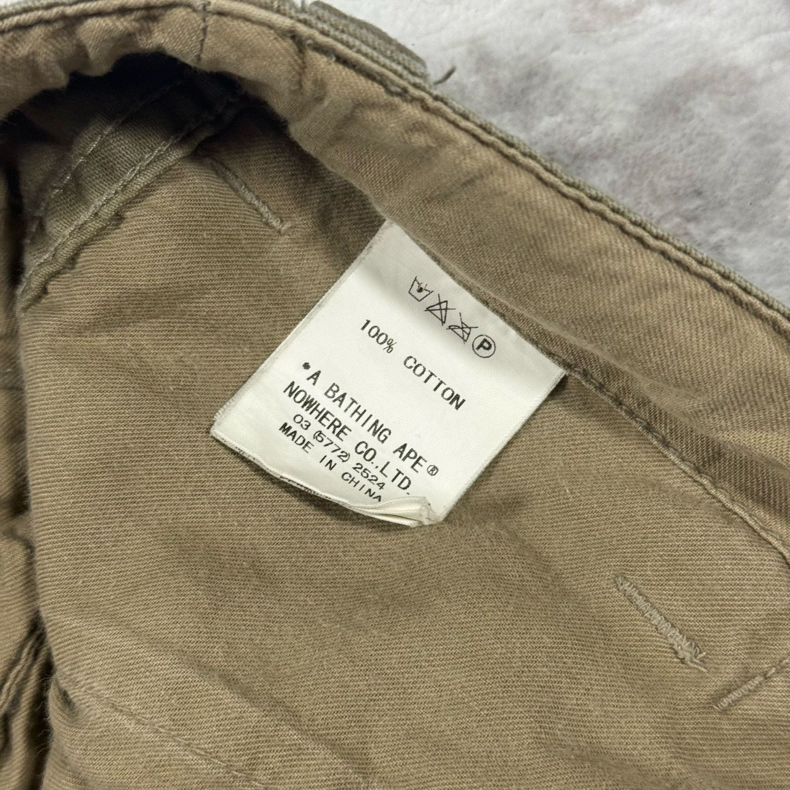Bape × Nigo Authentic Bape 2000’s Arc Logo Khaki Chino Pants 30 Size US 30 / EU 46 - 6 Thumbnail