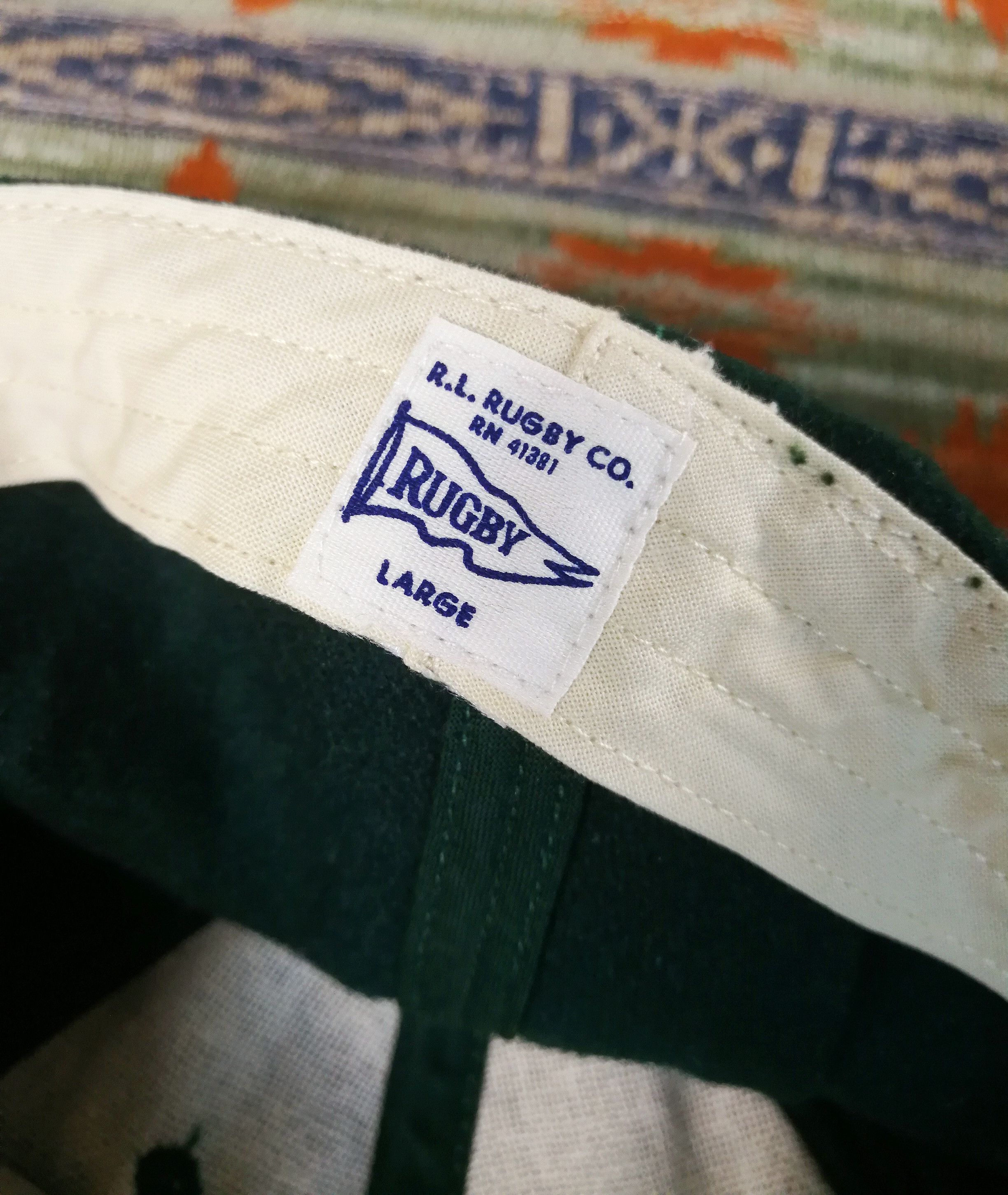 Ralph Lauren × Rugby Ralph Lauren Ralph Lauren Rugby Wool Tweed Baseball Cap Hat Size ONE SIZE - 6 Thumbnail