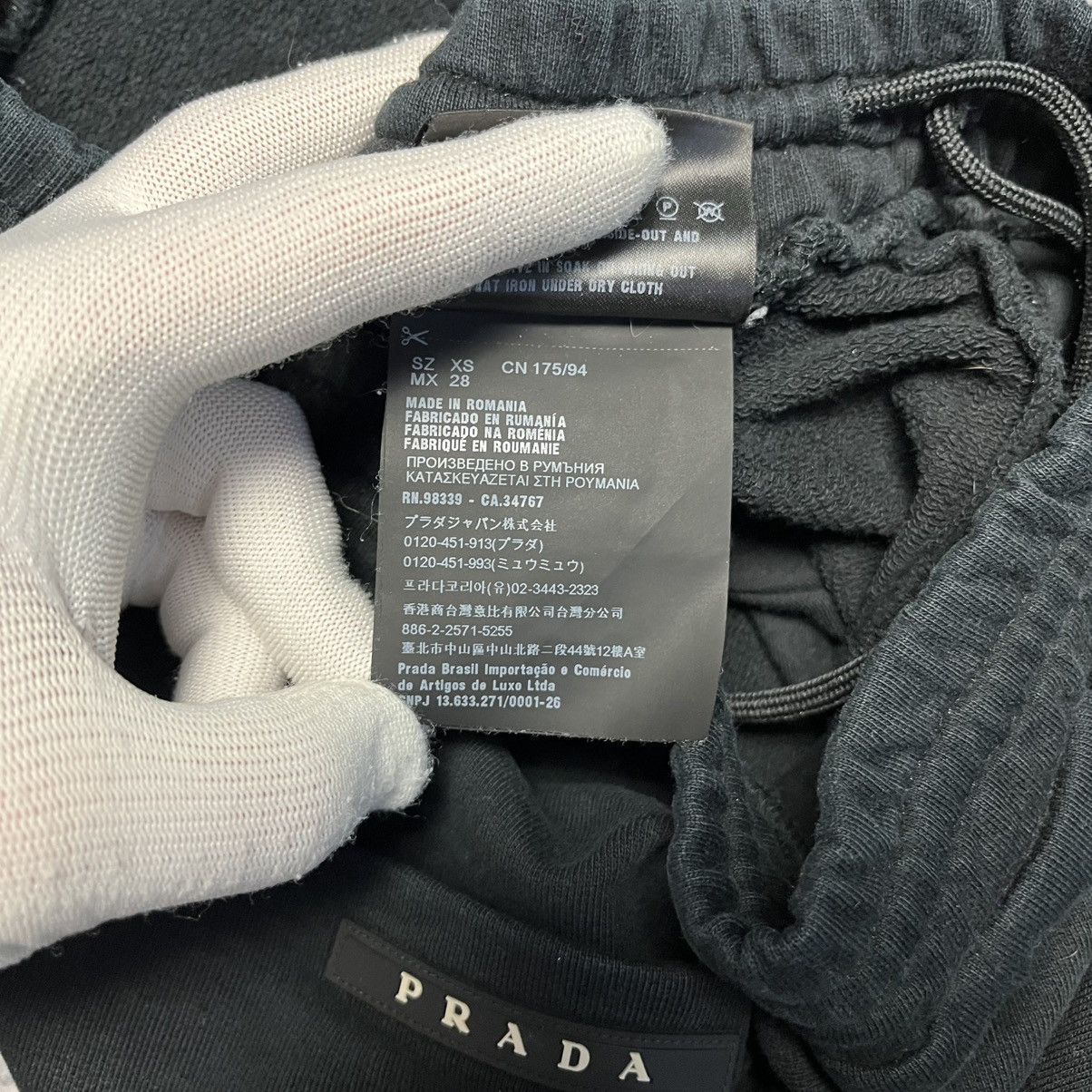 Prada Prada Black Tab Sweatpants Joggers Luxury Designer Size US 28 / EU 44 - 9 Thumbnail