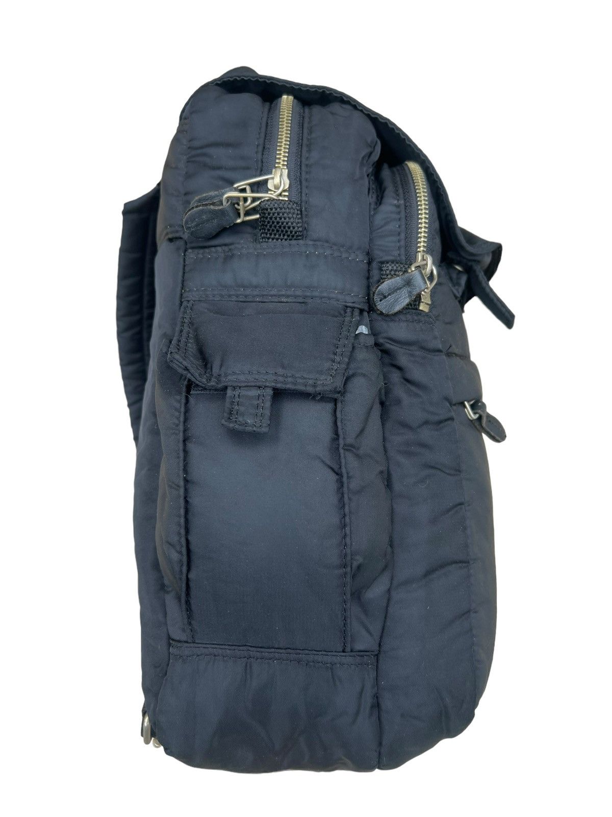 Vintage Vintage Hide & Seek Japan Nylon Tanker Backpack Bag Size ONE SIZE - 9 Thumbnail