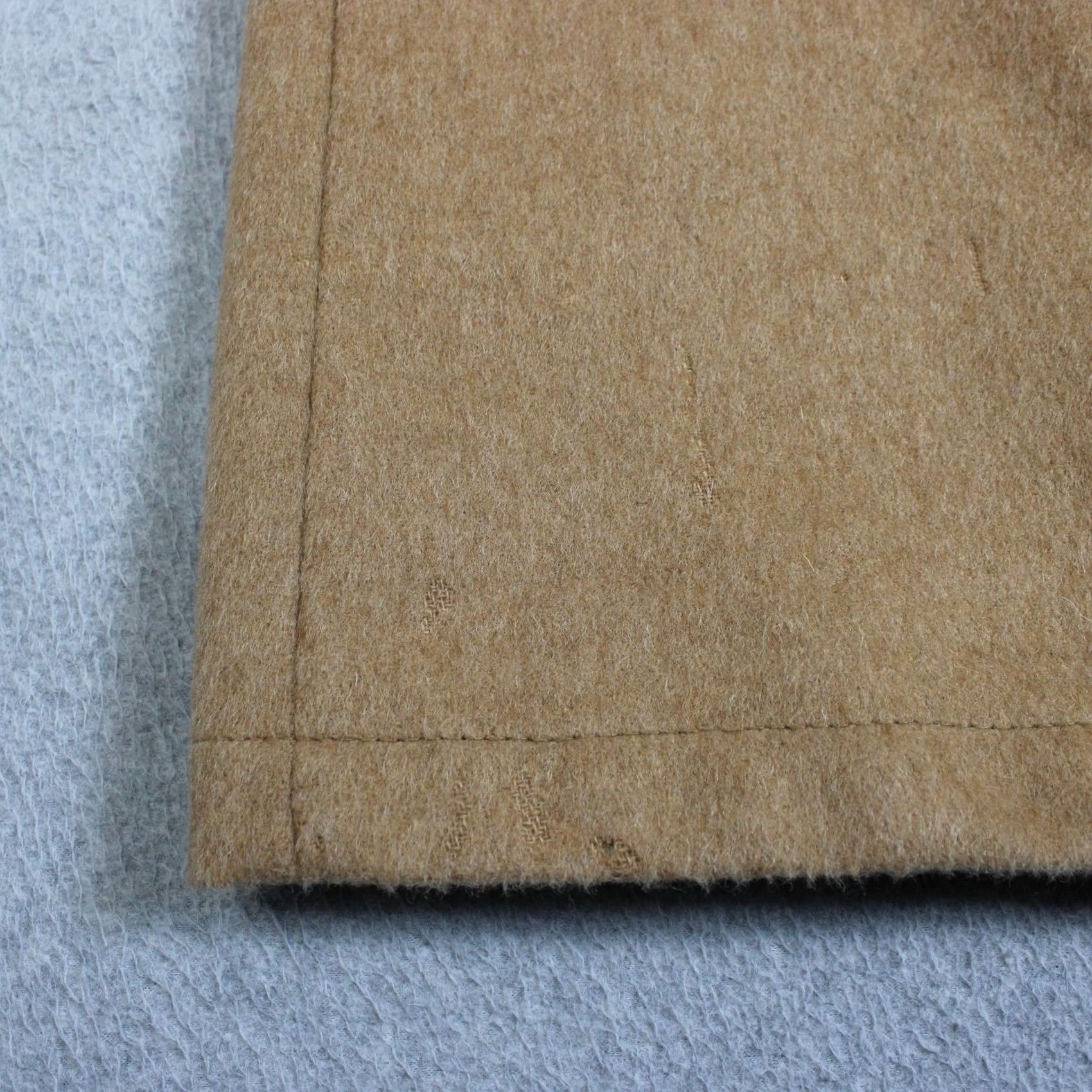 Doublet VINTAGE Zero King Coat Men 38 Beige Wool Trench Belted Double Breasted Wool Coat Long Classic Winter 80s Mens Size US XXS / EU 40 - 7 Thumbnail