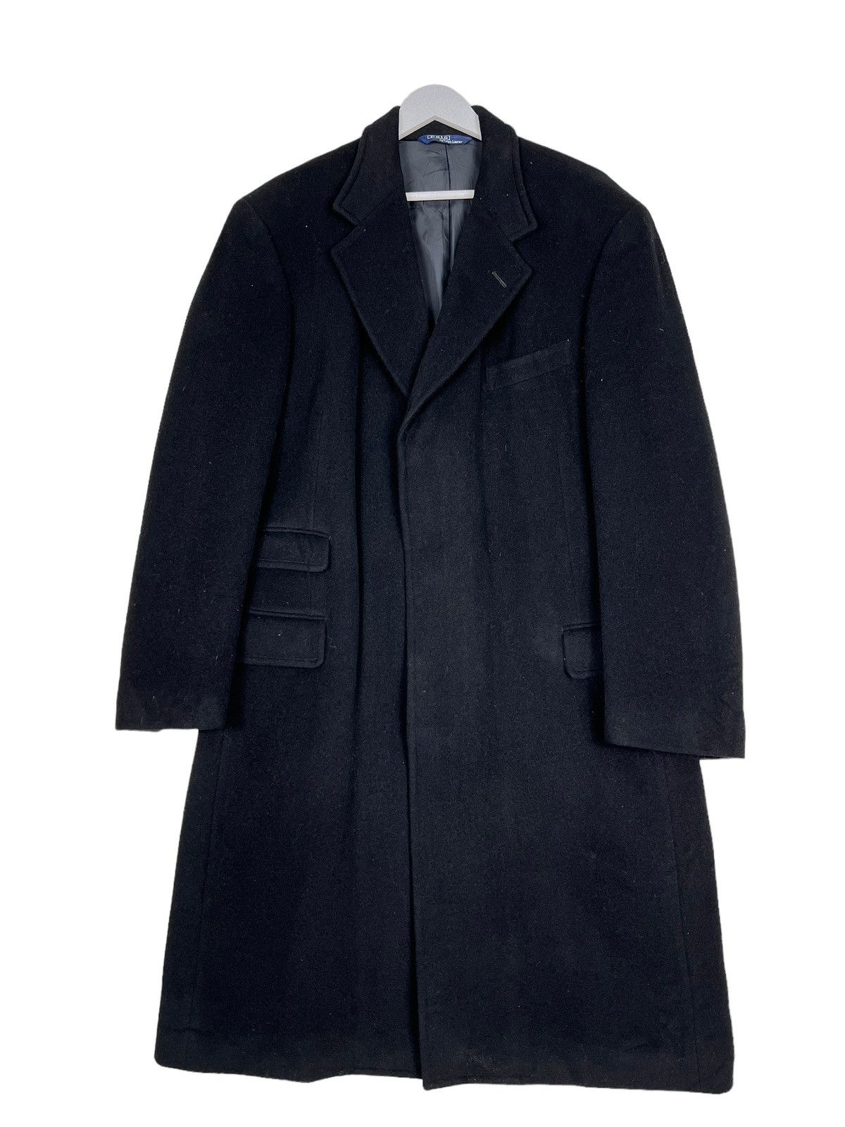 Polo Ralph Lauren 🔥 POLO RALPH LAUREN WOOL HAIR OVERCOAT Size US L / EU 52-54 / 3 - 2 Thumbnail