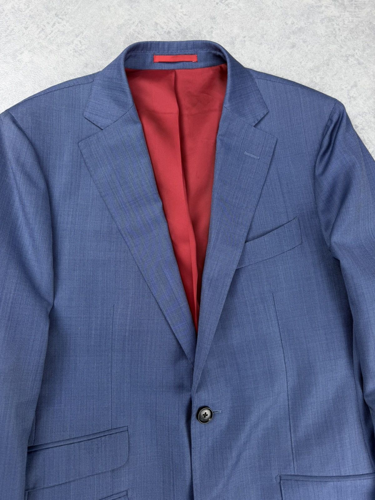 Suitsupply Suitsupply Sienna Blue Wool Blazer Jacket Men’s Size 38R - 6 Thumbnail