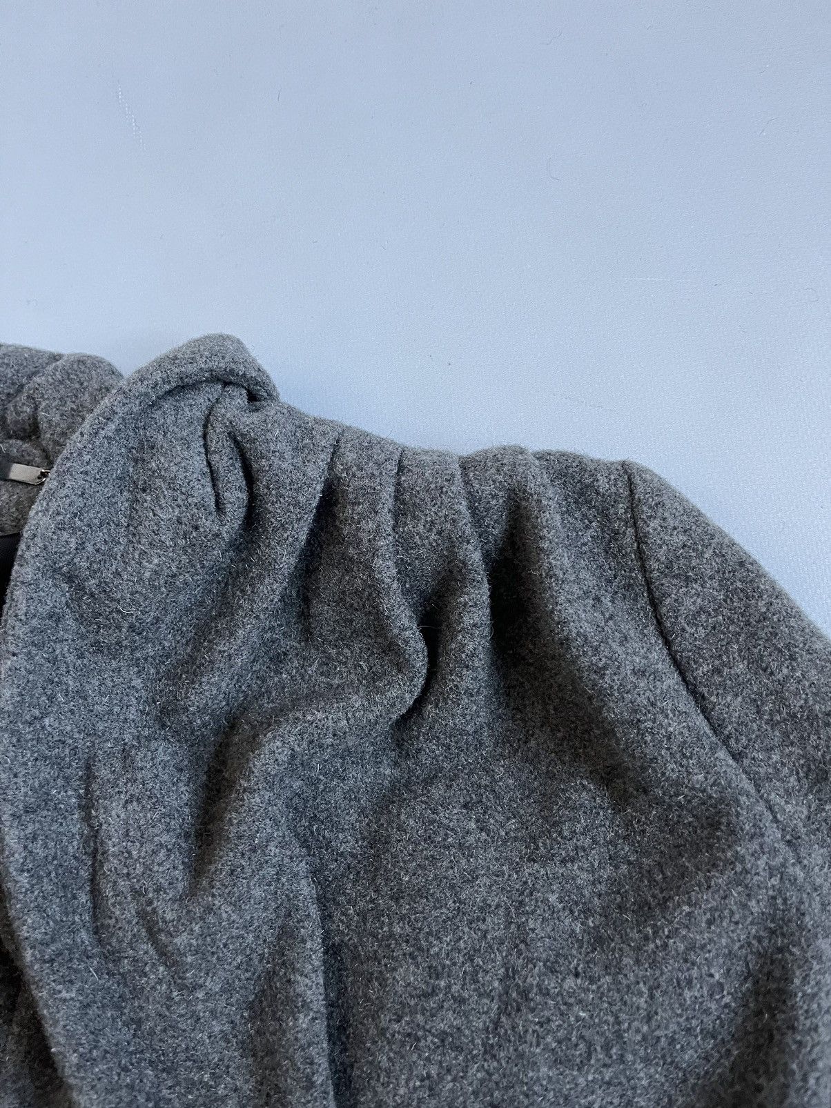 Vivienne Westwood Vivienne Westwood Anglomania Woman Grey Wool Belt Coat Size XL / US 12-14 / IT 48-50 - 21 Thumbnail