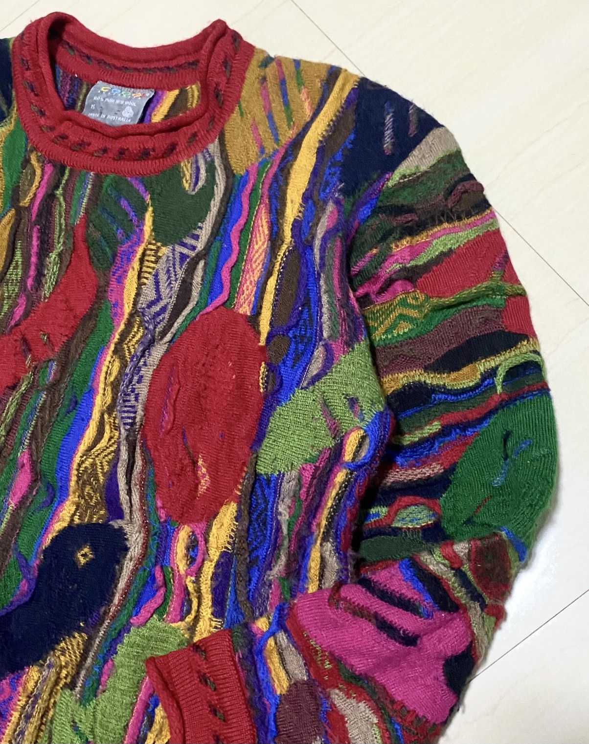 Coogi Coogi - 3D Wool Sweater Size US S / EU 44-46 / 1 - 5 Thumbnail
