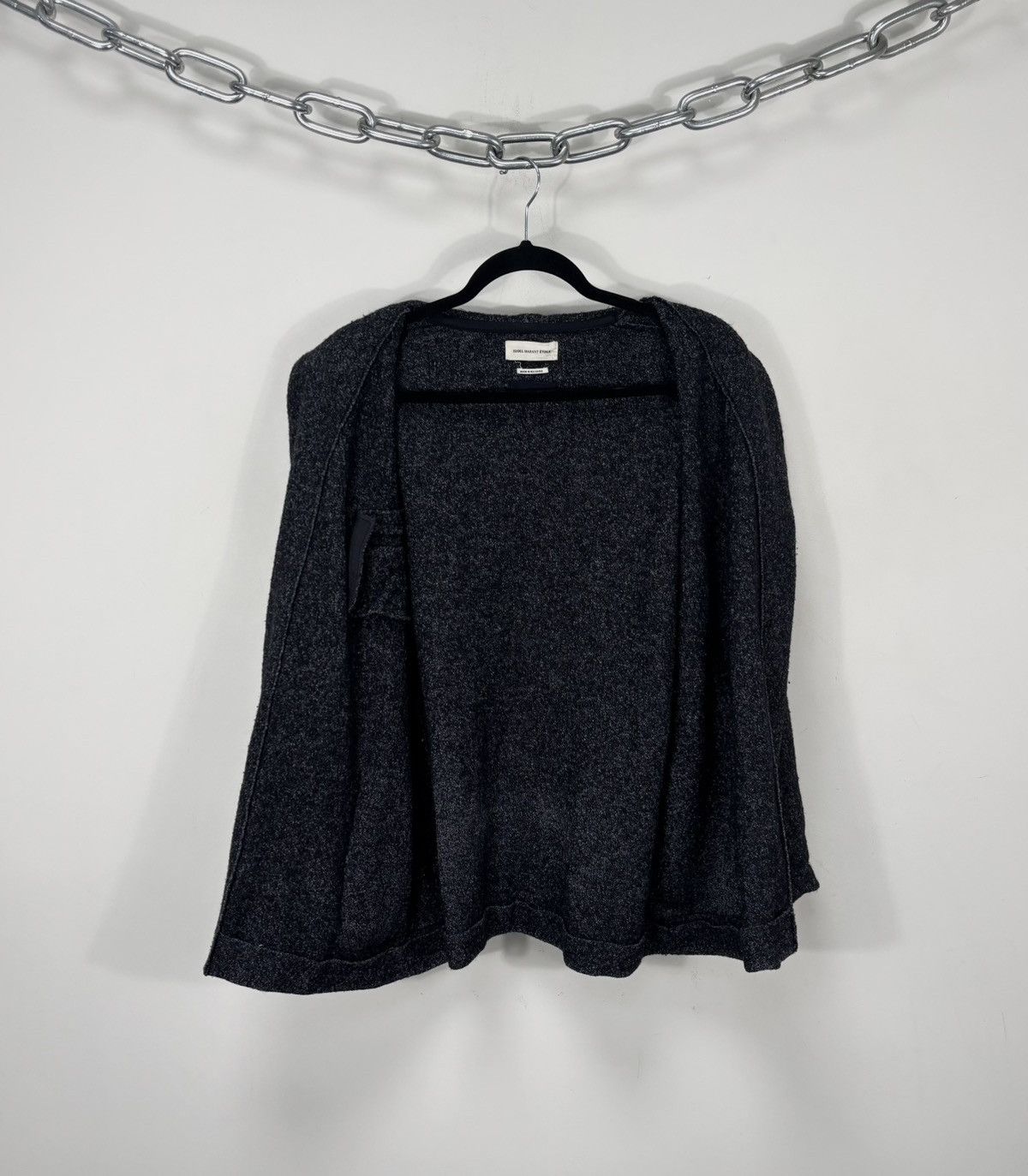 Isabel Marant Etoile Isabel Marant Etoile Women’s Dark Gray Wool Cardigan Jacket Size XS / US 0-2 / IT 36-38 - 8 Thumbnail