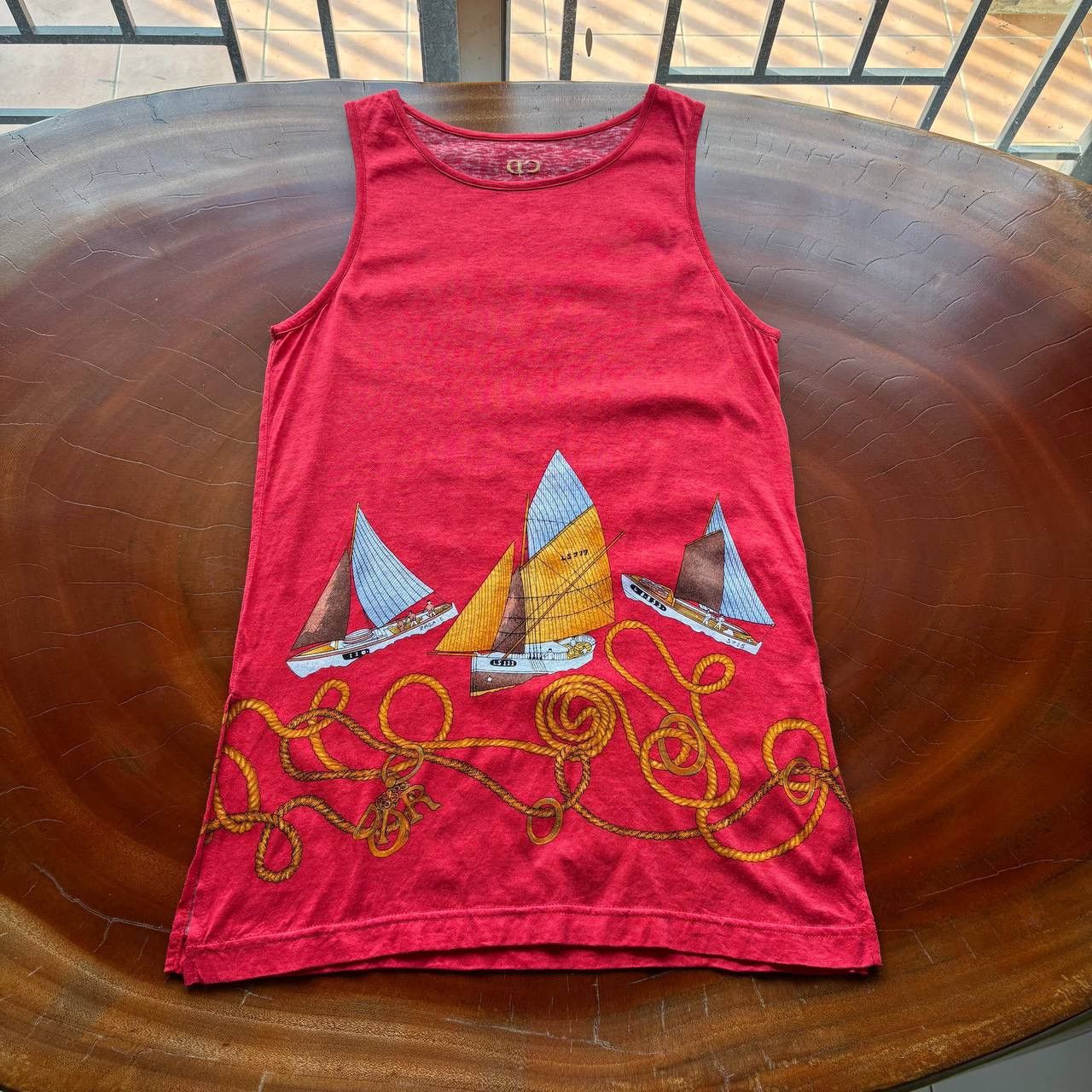 Christian Dior Monsieur Vintage Christian Dior Sports Tank Top Gold Rope Chain Size US M / EU 48-50 / 2 - 3 Thumbnail