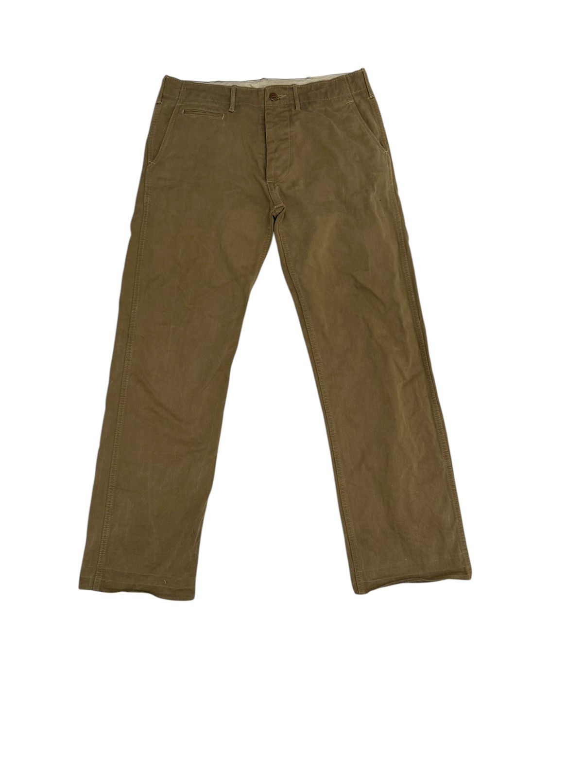 Japanese Brand × Kapital “Legacy in Every Stitch Union Made Wear Well Navy Type Khaki Size US 32 / EU 48 - 1 Thumbnail